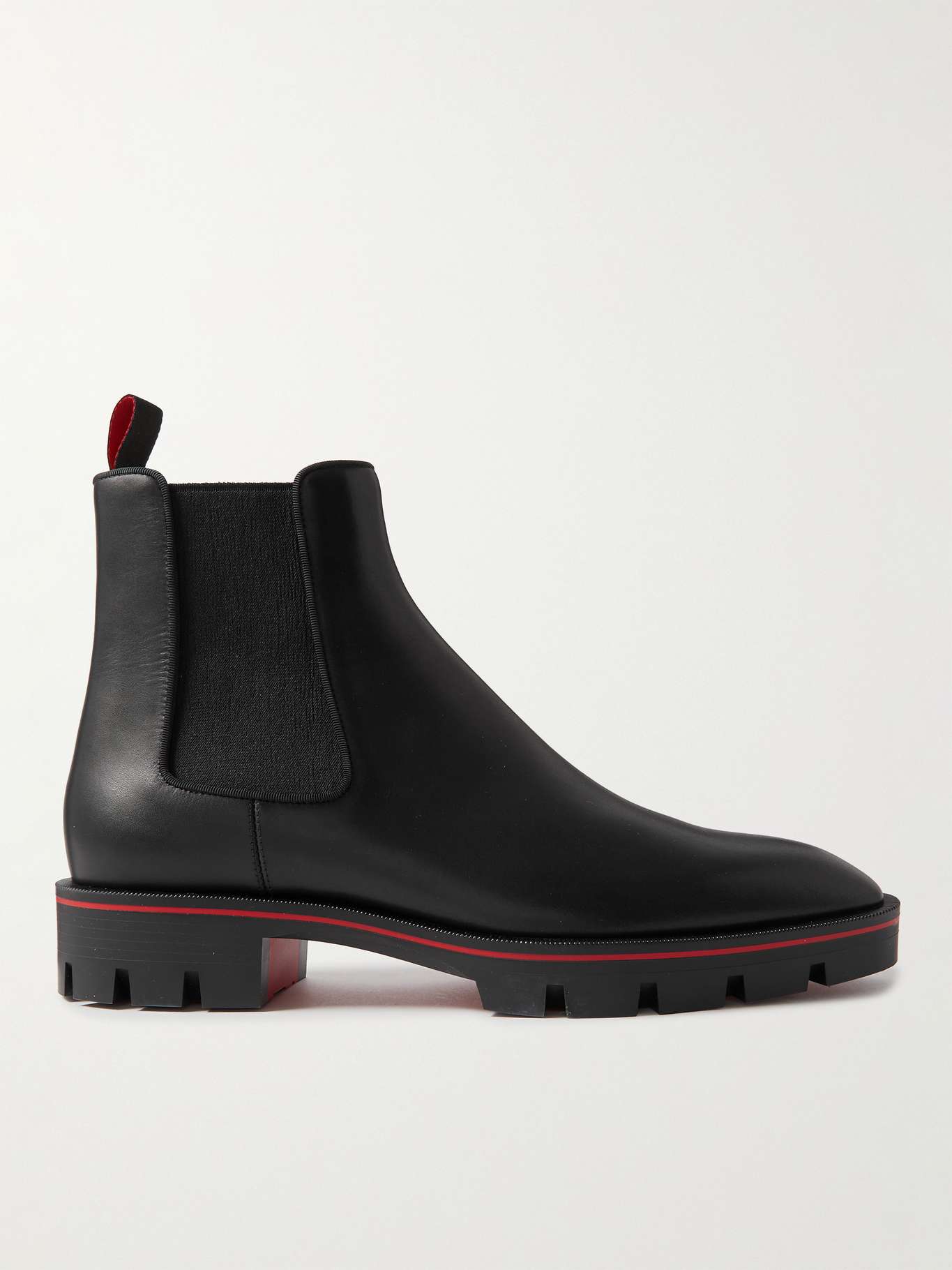 CHRISTIAN LOUBOUTIN Alpinosol Leather Chelsea Boots for Men | MR PORTER