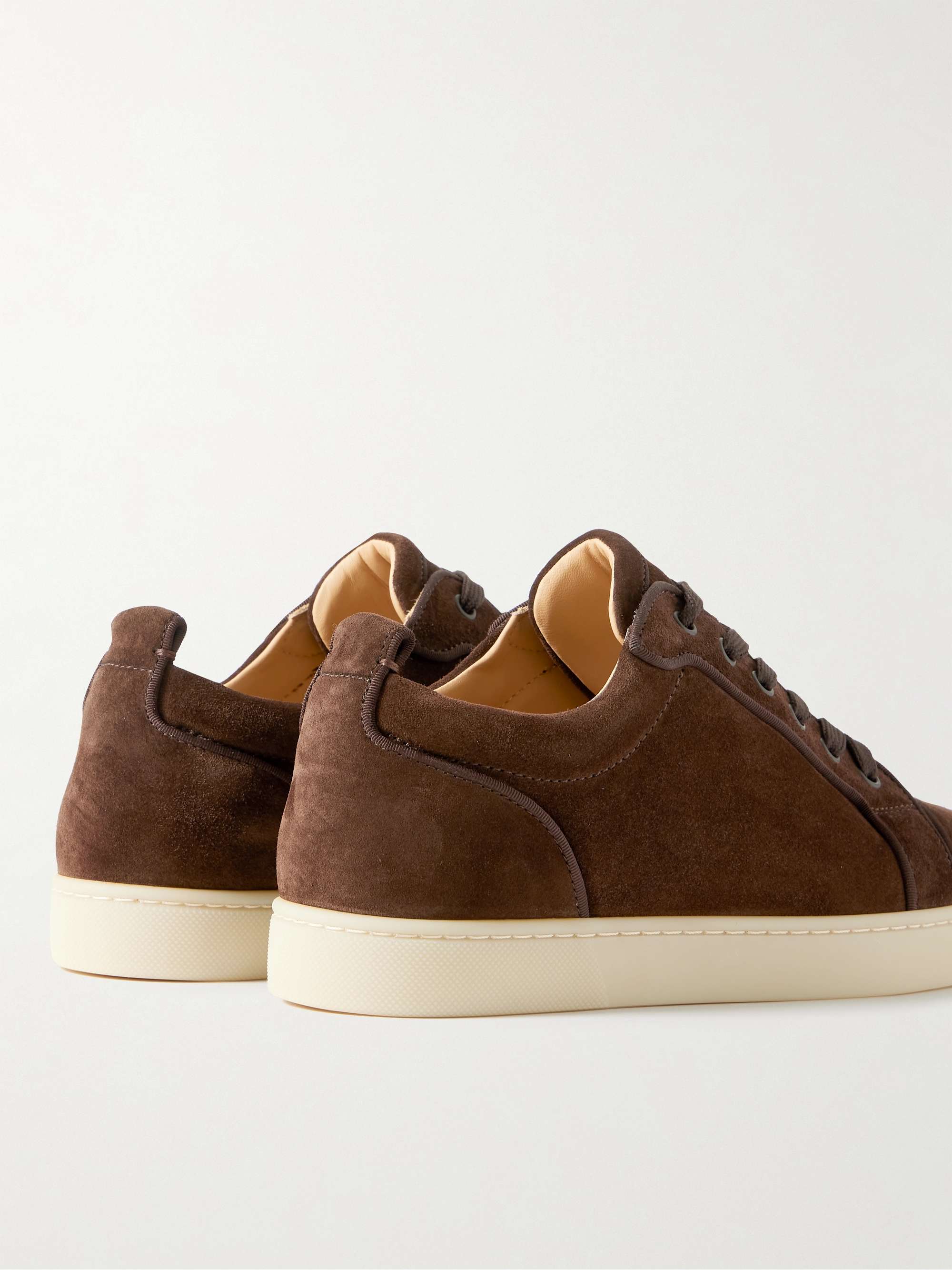 CHRISTIAN LOUBOUTIN Louis Junior Suede Sneakers