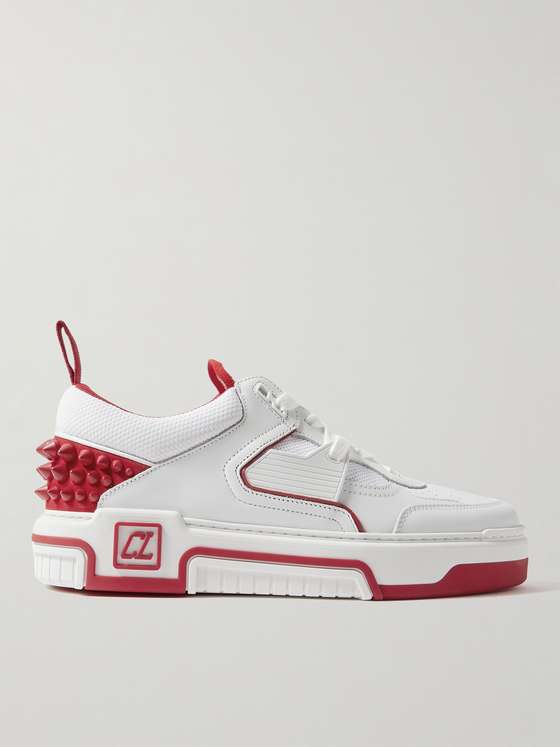 mrporter.com | Astroloubi Sneakers aus Leder und Mesh mit Stachelnieten