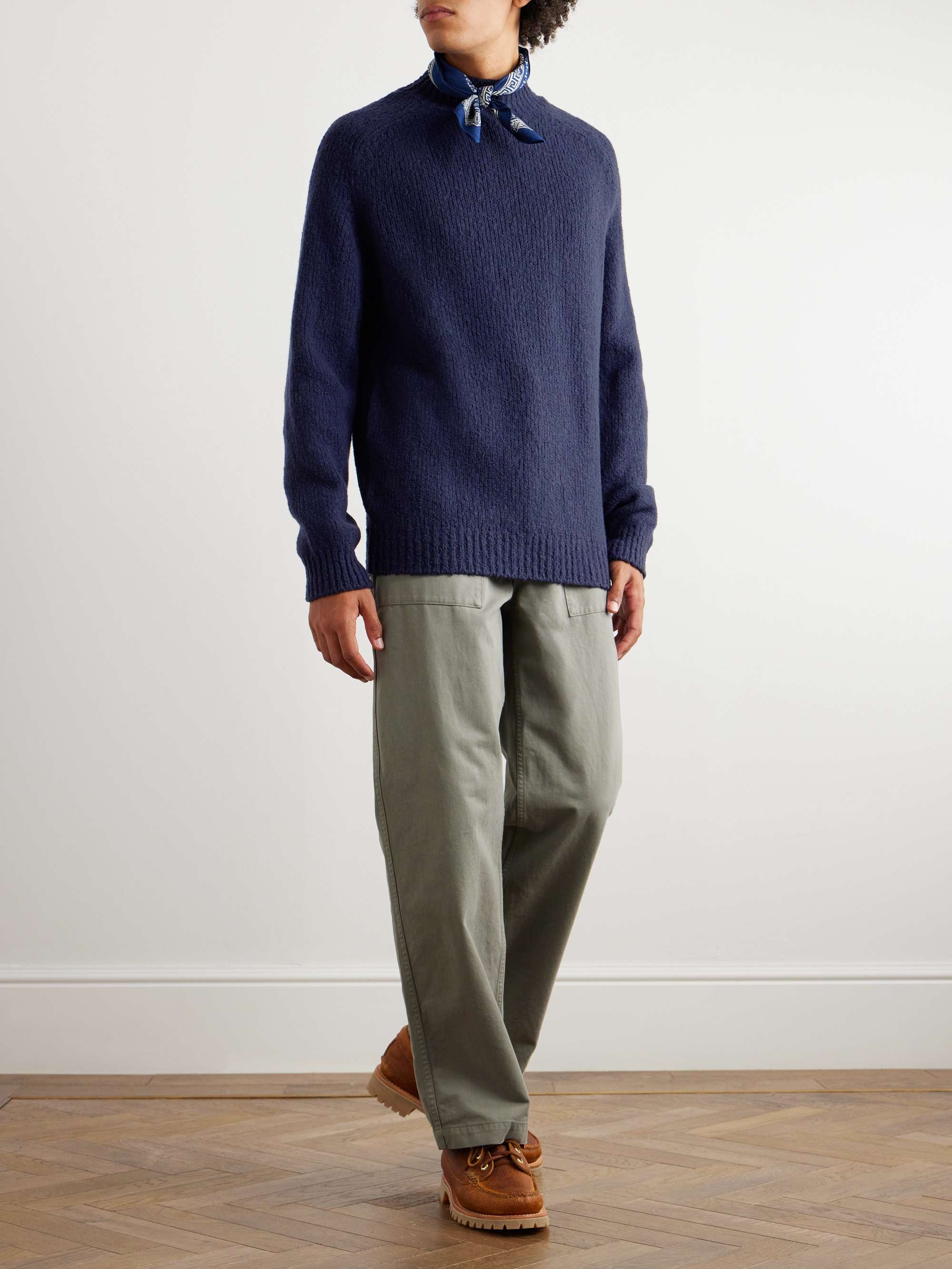DE BONNE FACTURE WoolBouclé Sweater for Men MR PORTER