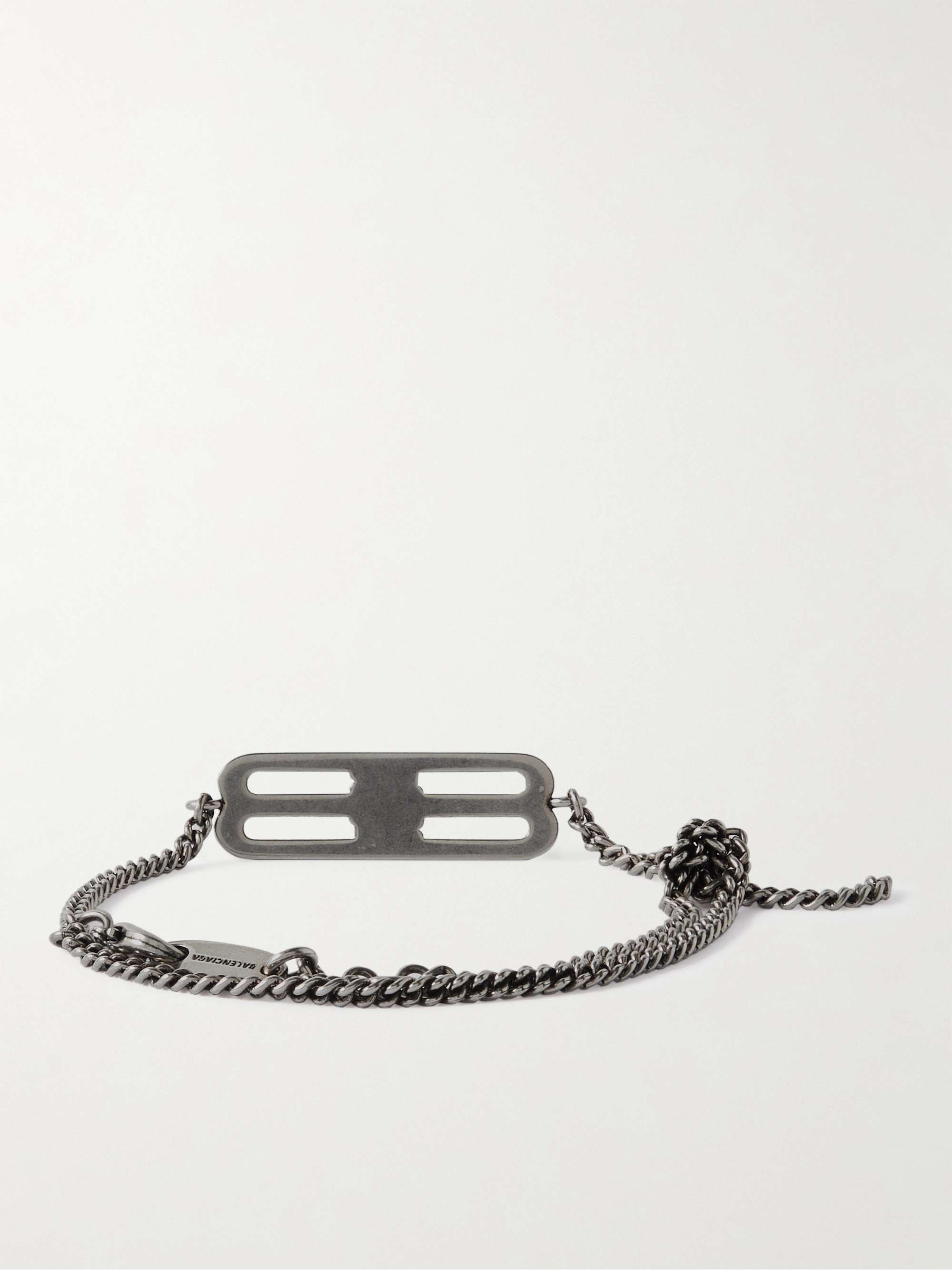 BALENCIAGA Icon Silver-Tone Bracelet