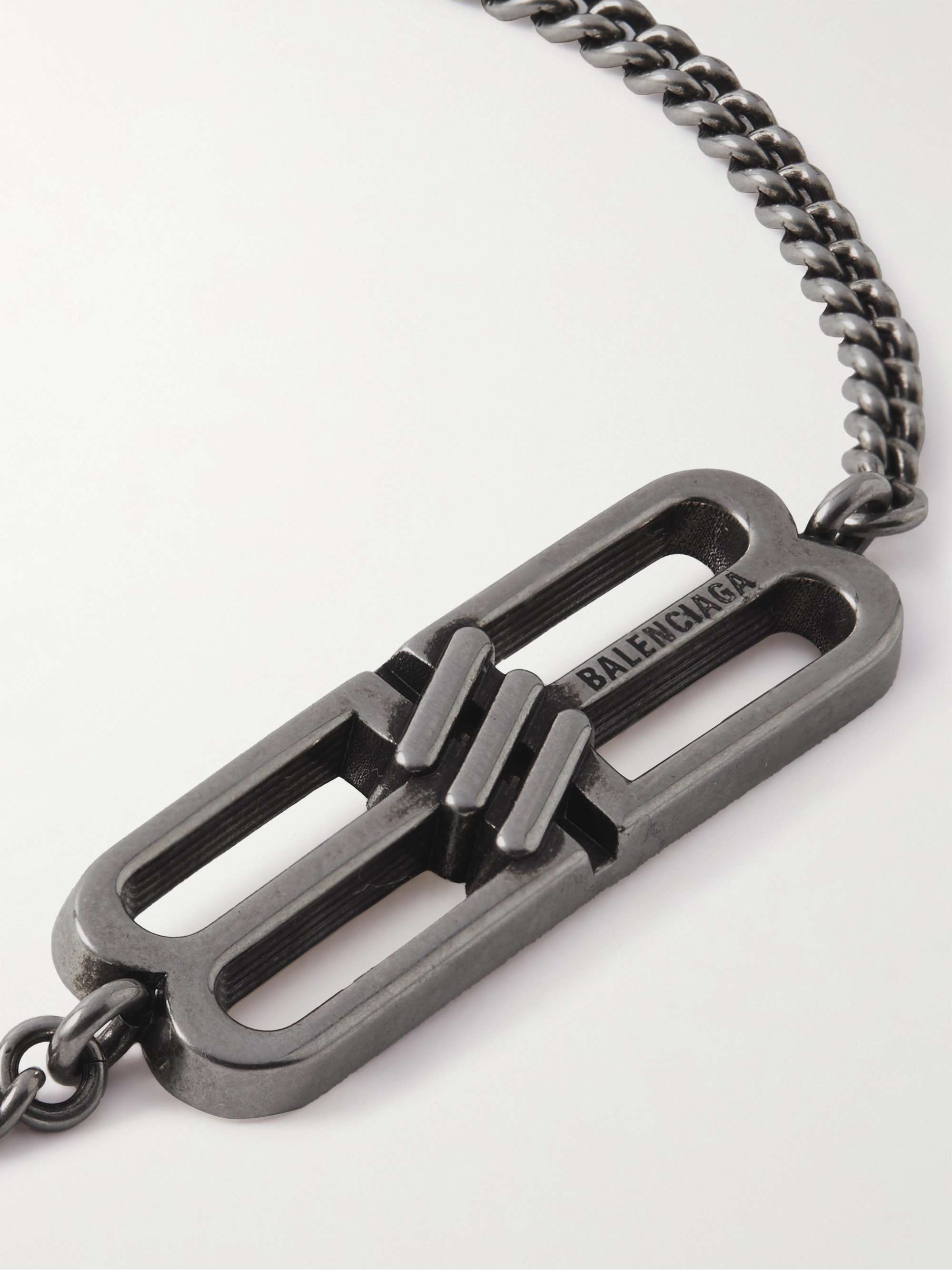 BALENCIAGA Icon Silver-Tone Bracelet