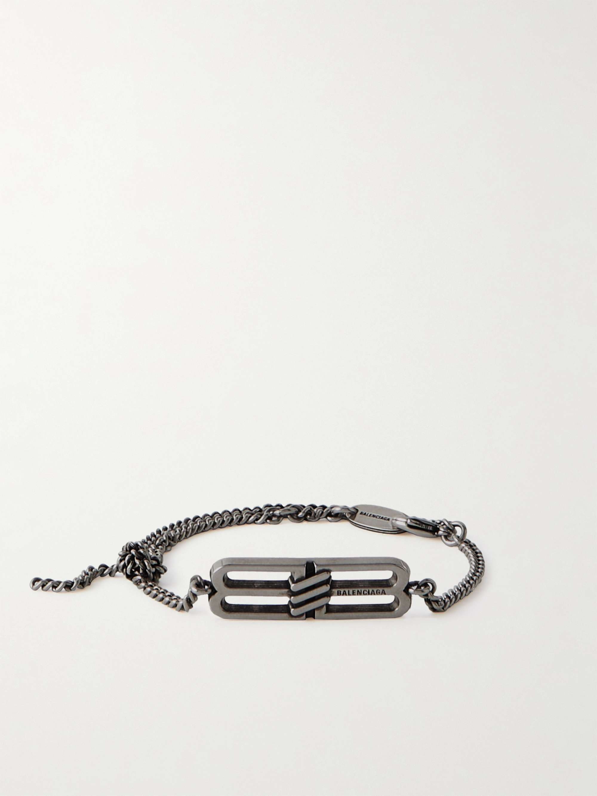 Balenciaga Logoengraved rope bracelet  Harvey Nichols
