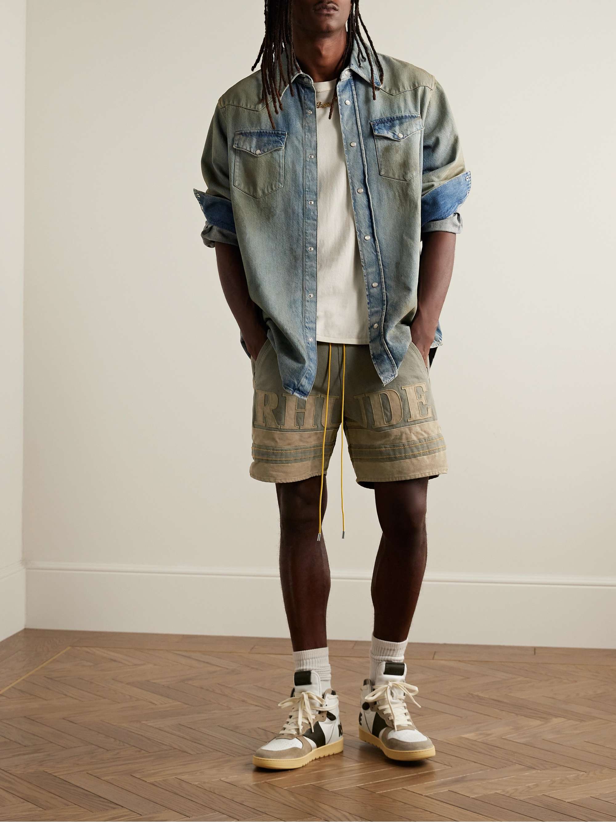 Rhude cargo shorts online