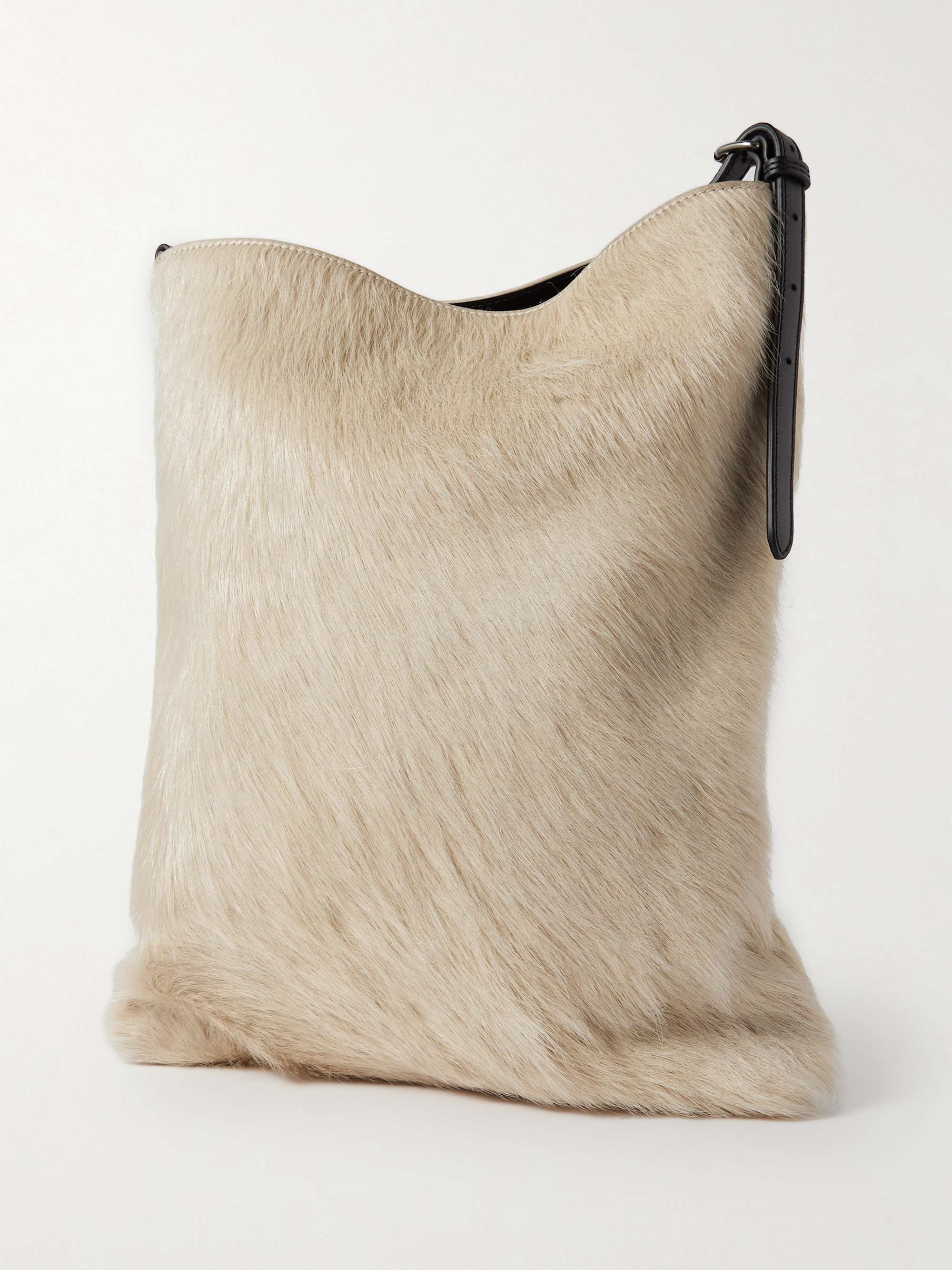 DRIES VAN NOTEN LeatherTrimmed Calf Hair Messenger Bag for Men MR PORTER