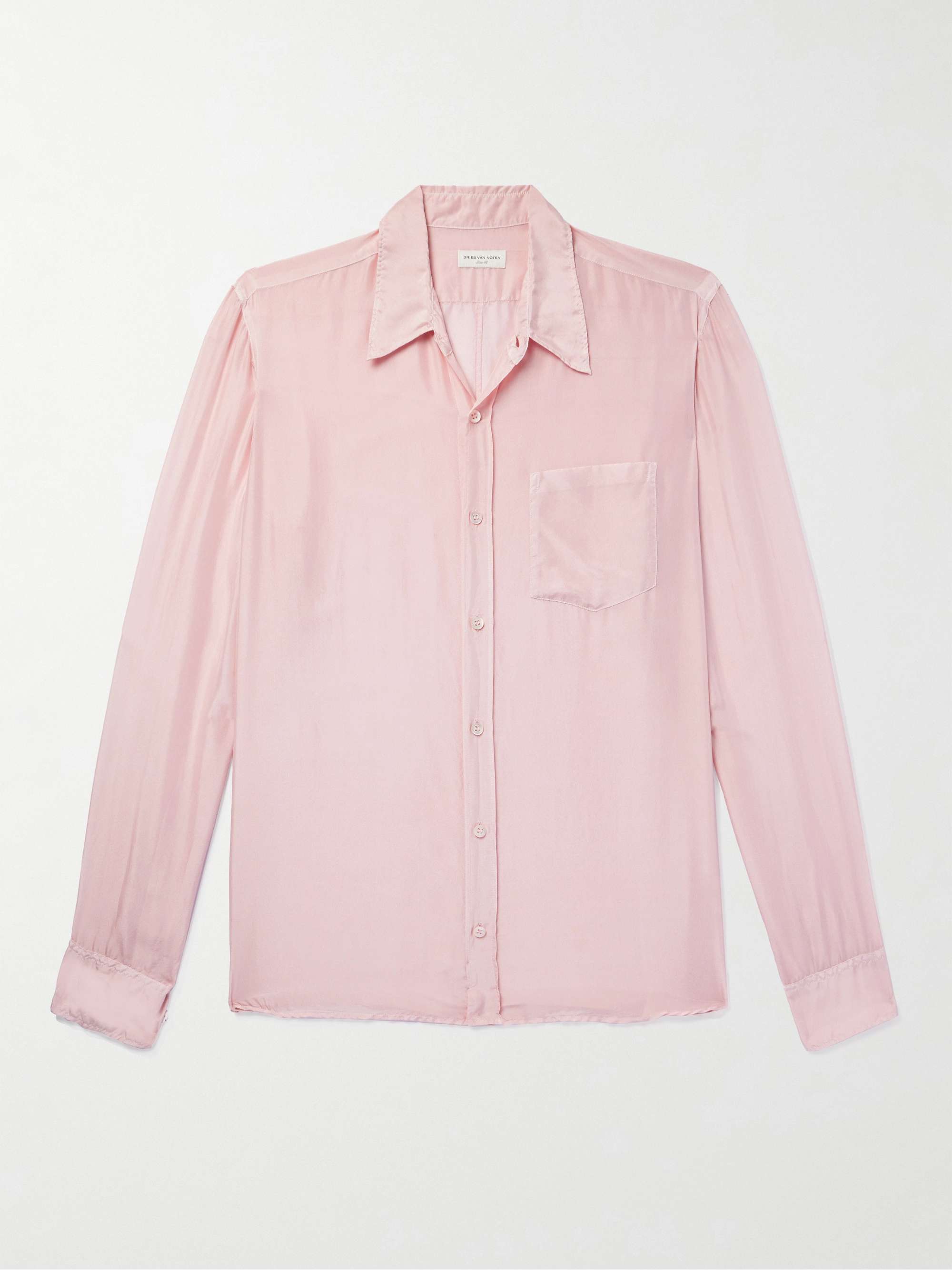 DRIES VAN NOTEN Corbino Silk Shirt for Men | MR PORTER