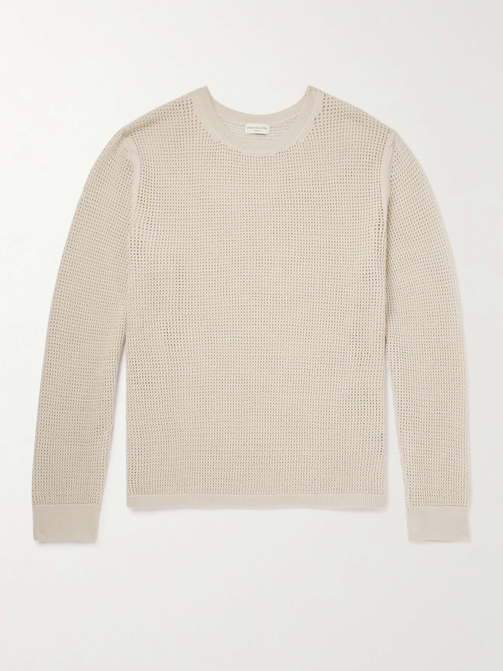 Open-Knit Wool Sweater