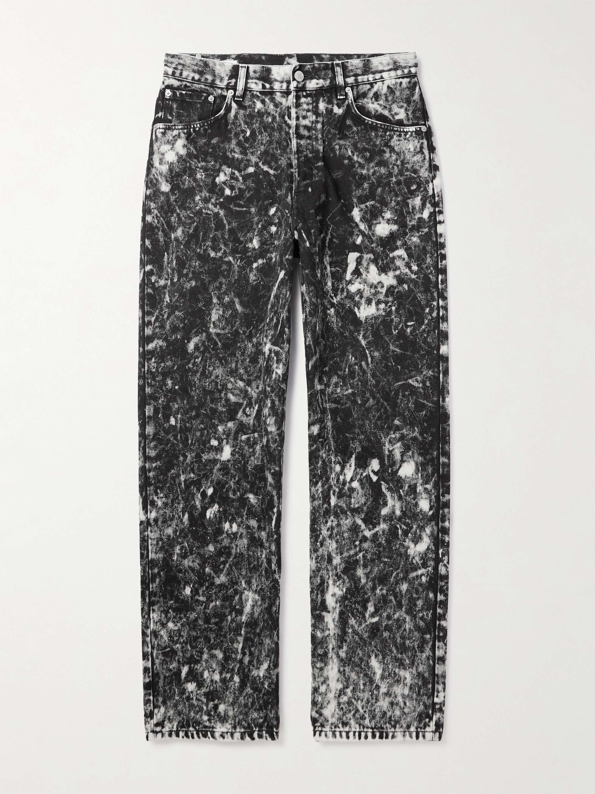 DRIES VAN NOTEN Straight-Leg Bleached Jeans for Men | MR PORTER