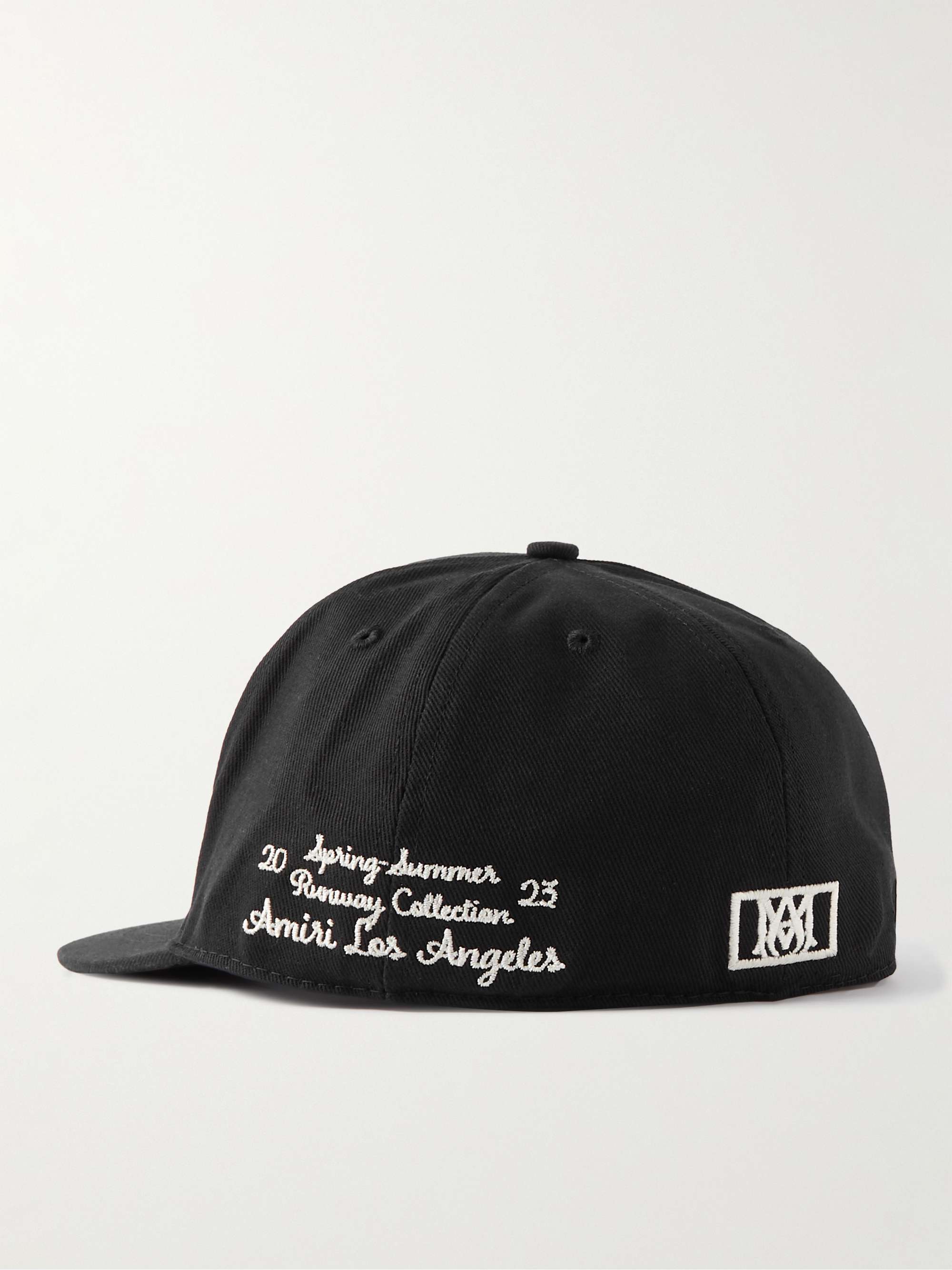 AMIRI Logo-Embroidered Cotton-Twill Flexfit® Baseball Cap