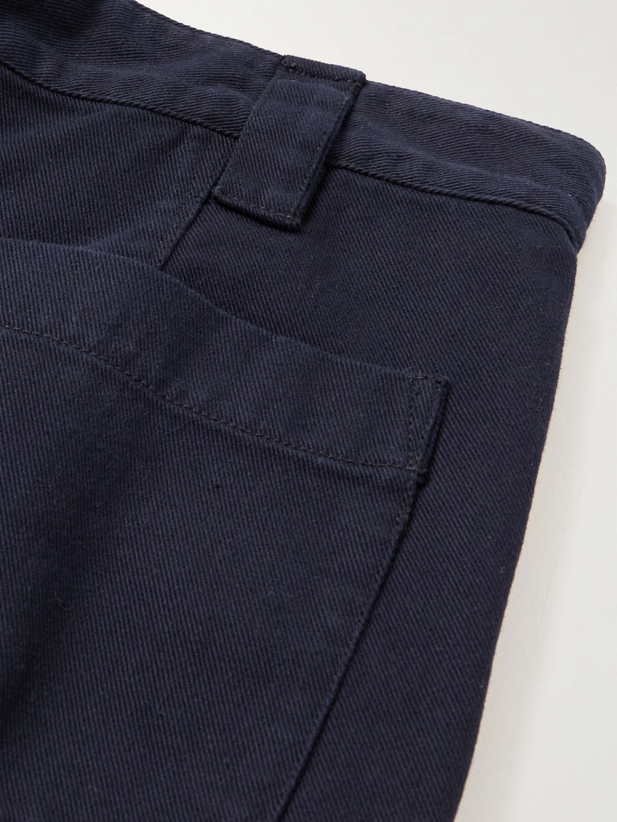 ISABEL MARANT Pantaloni cargo a gamba dritta in gabardine di cotone