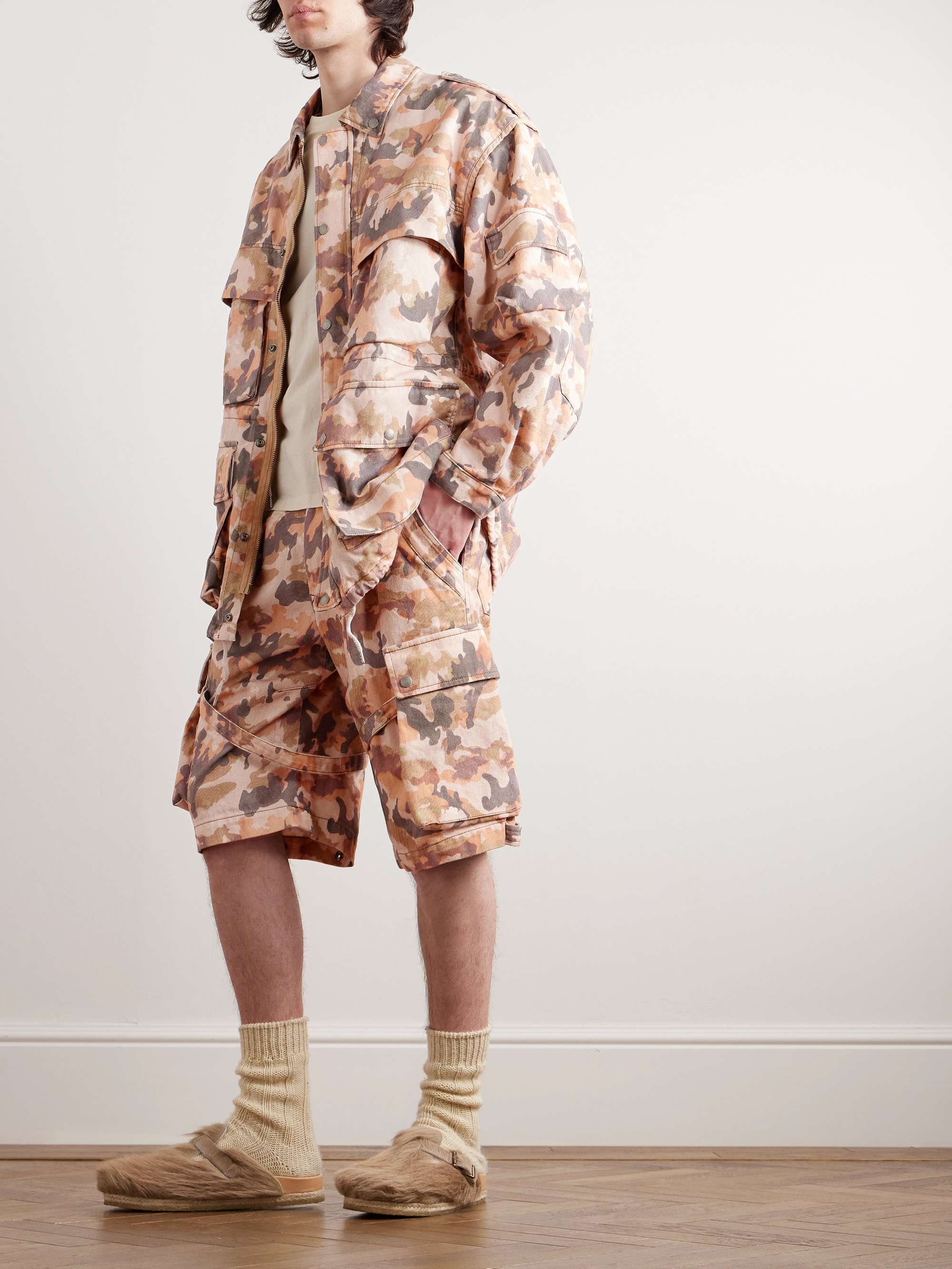 ISABEL MARANT Elias Camouflage-Print Cotton-Twill Overshirt
