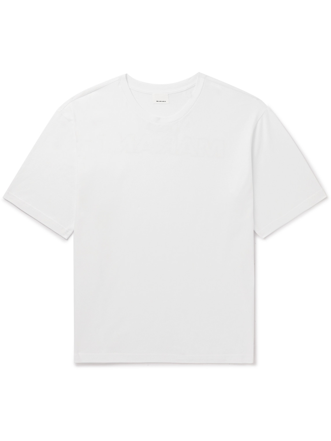 Isabel Marant Guizy Logo-print Cotton-jersey T-shirt In White
