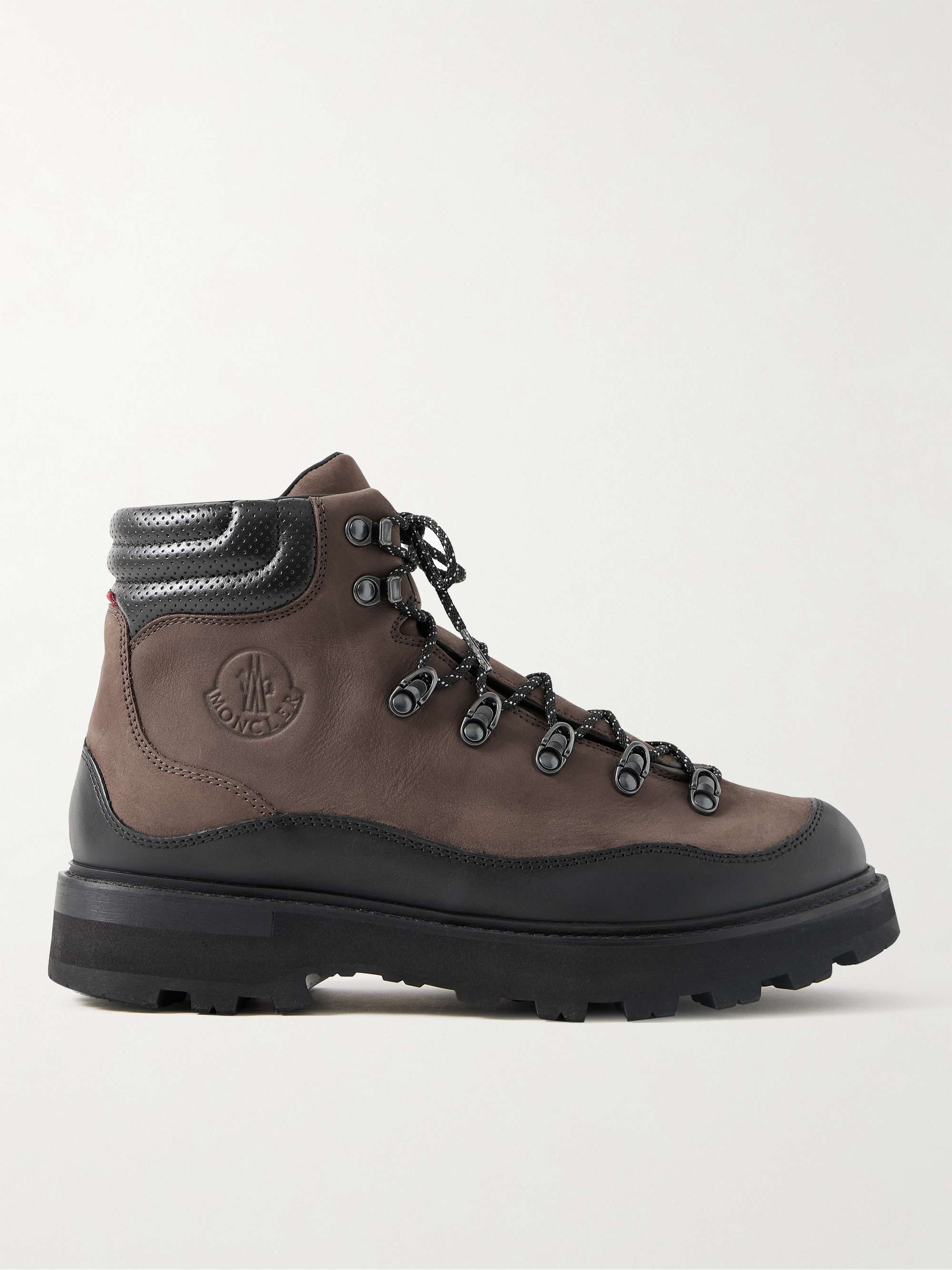Peka Trek Leather-Trimmed Nubuck Hiking Boots