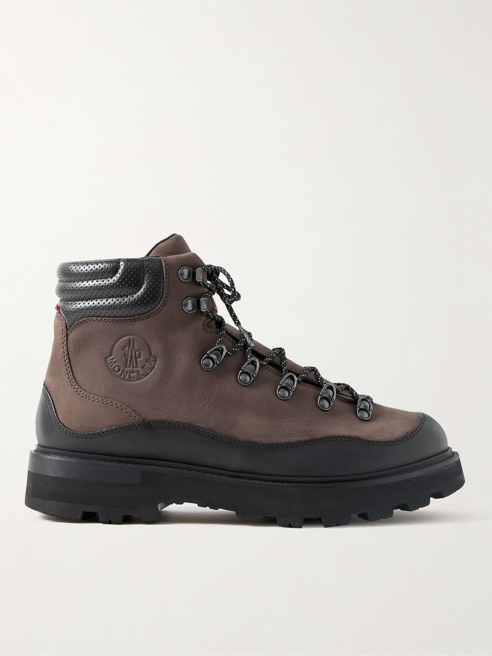 MONCLER Peka Trek ヌバックレザー トレッキングブーツ レザートリム