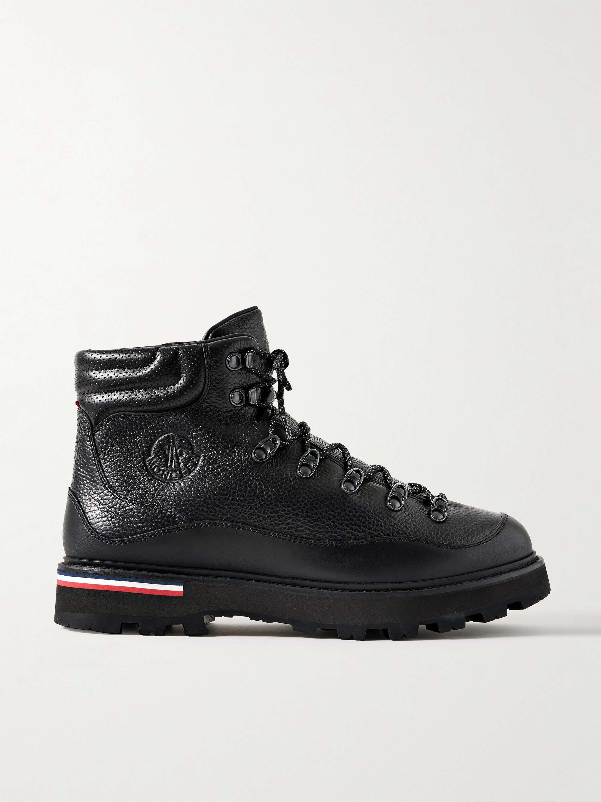 MONCLER Peka Trek Leather Hiking Boots for Men | MR PORTER