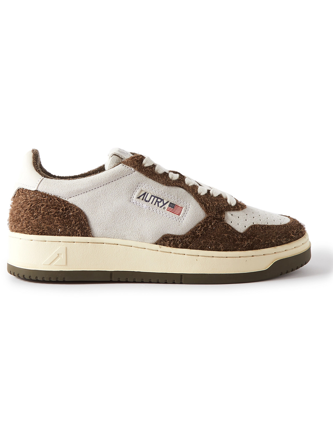 Autry – Medalist Leather-Trimmed Suede Sneakers