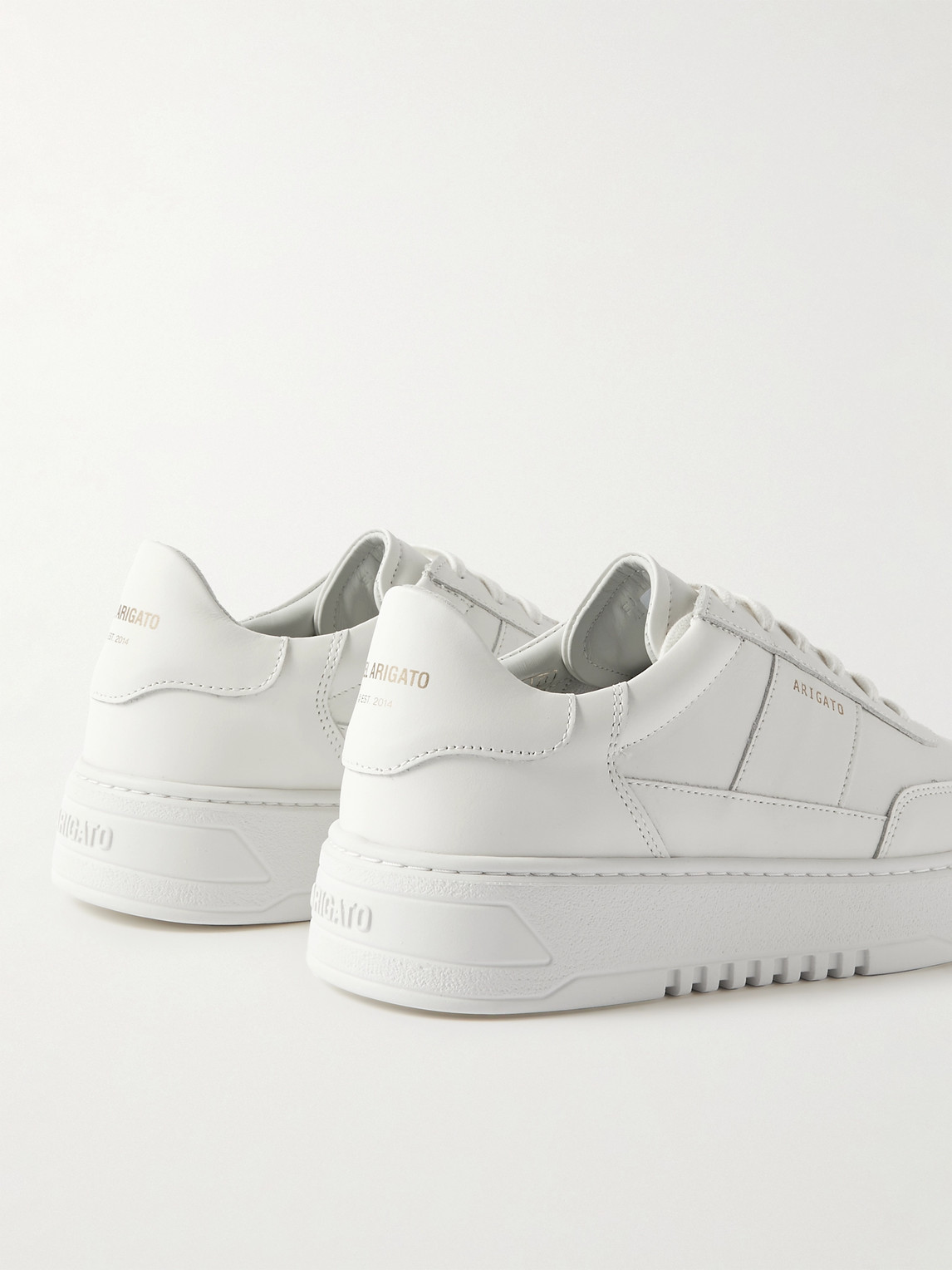 Axel Arigato Orbit Vintage Leather Sneakers In White