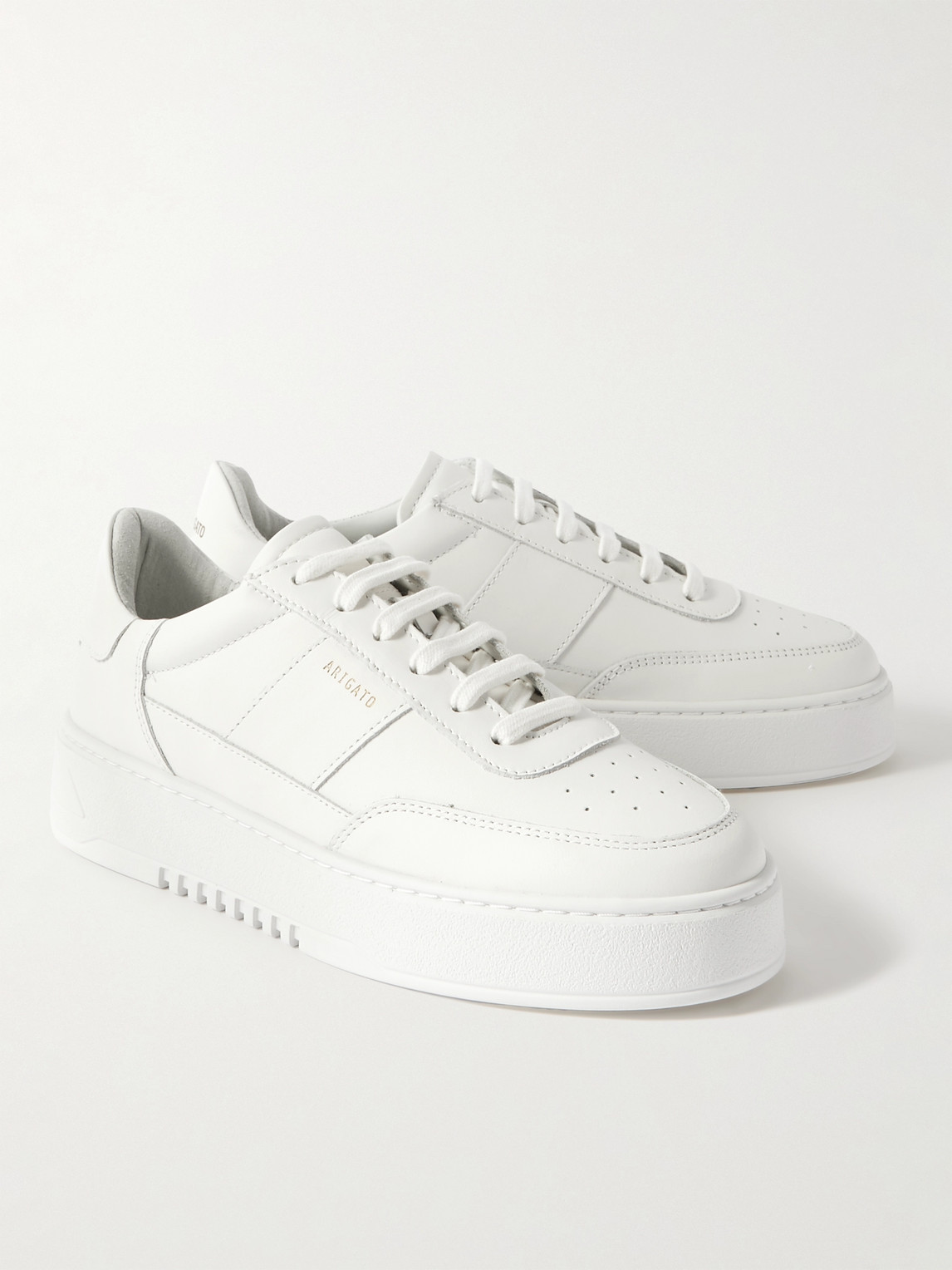 Axel Arigato Orbit Vintage Leather Sneakers In White