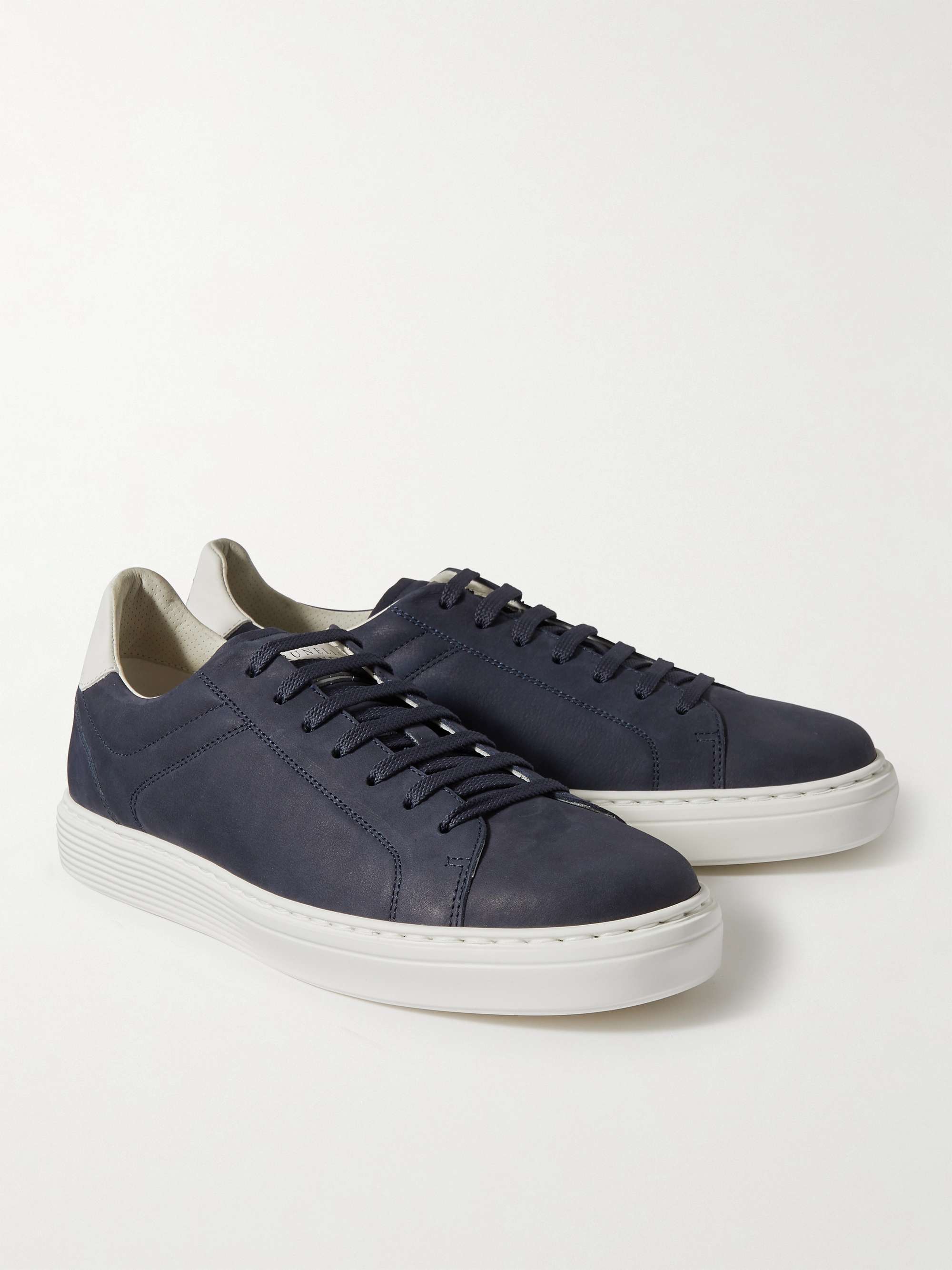 BRUNELLO CUCINELLI Nubuck Sneakers for Men | MR PORTER