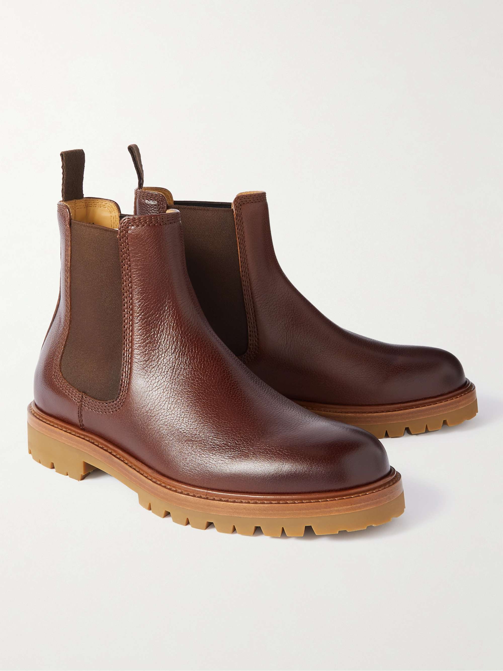 BRUNELLO CUCINELLI Leather Chelsea Boots for Men | MR PORTER