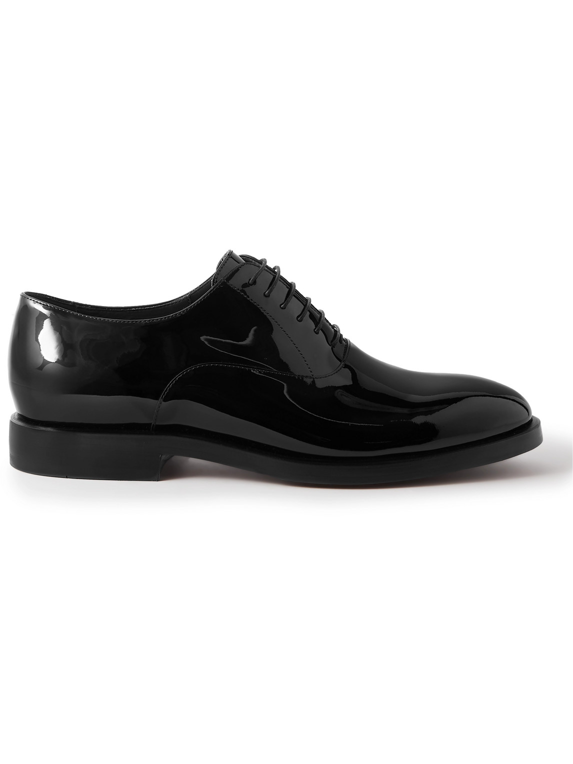 BRUNELLO CUCINELLI PATENT-LEATHER OXFORD SHOES