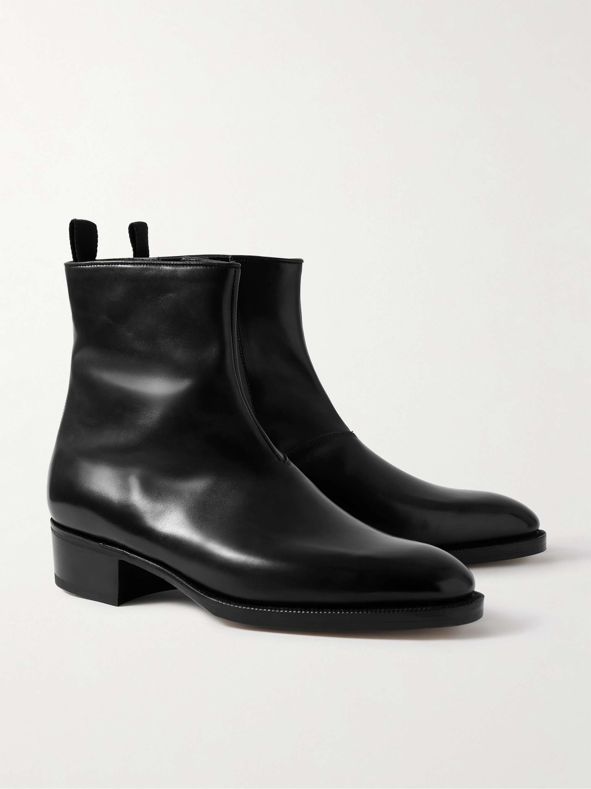 JOHN LOBB Freddi Leather Boots for Men | MR PORTER