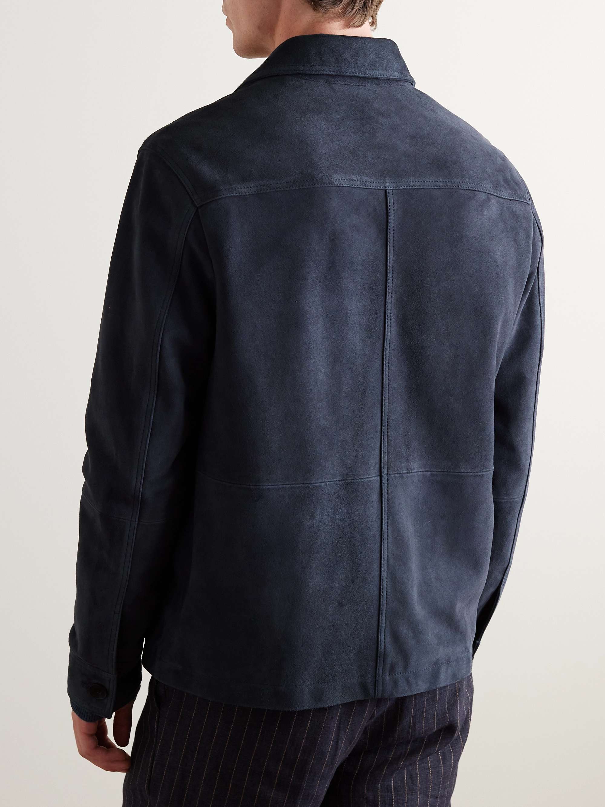 MR P. Suede Chore Jacket for Men | MR PORTER