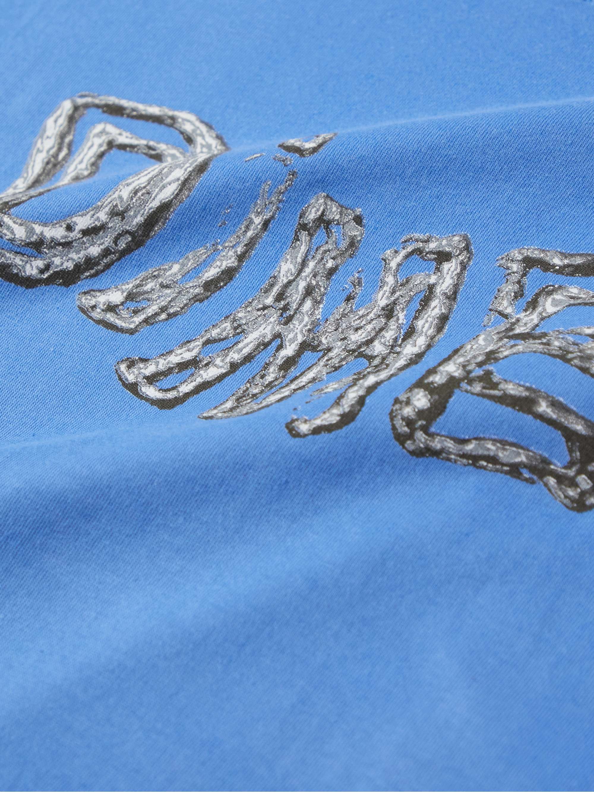 DIME Liquid Metal Logo-Print Cotton-Jersey T-Shirt
