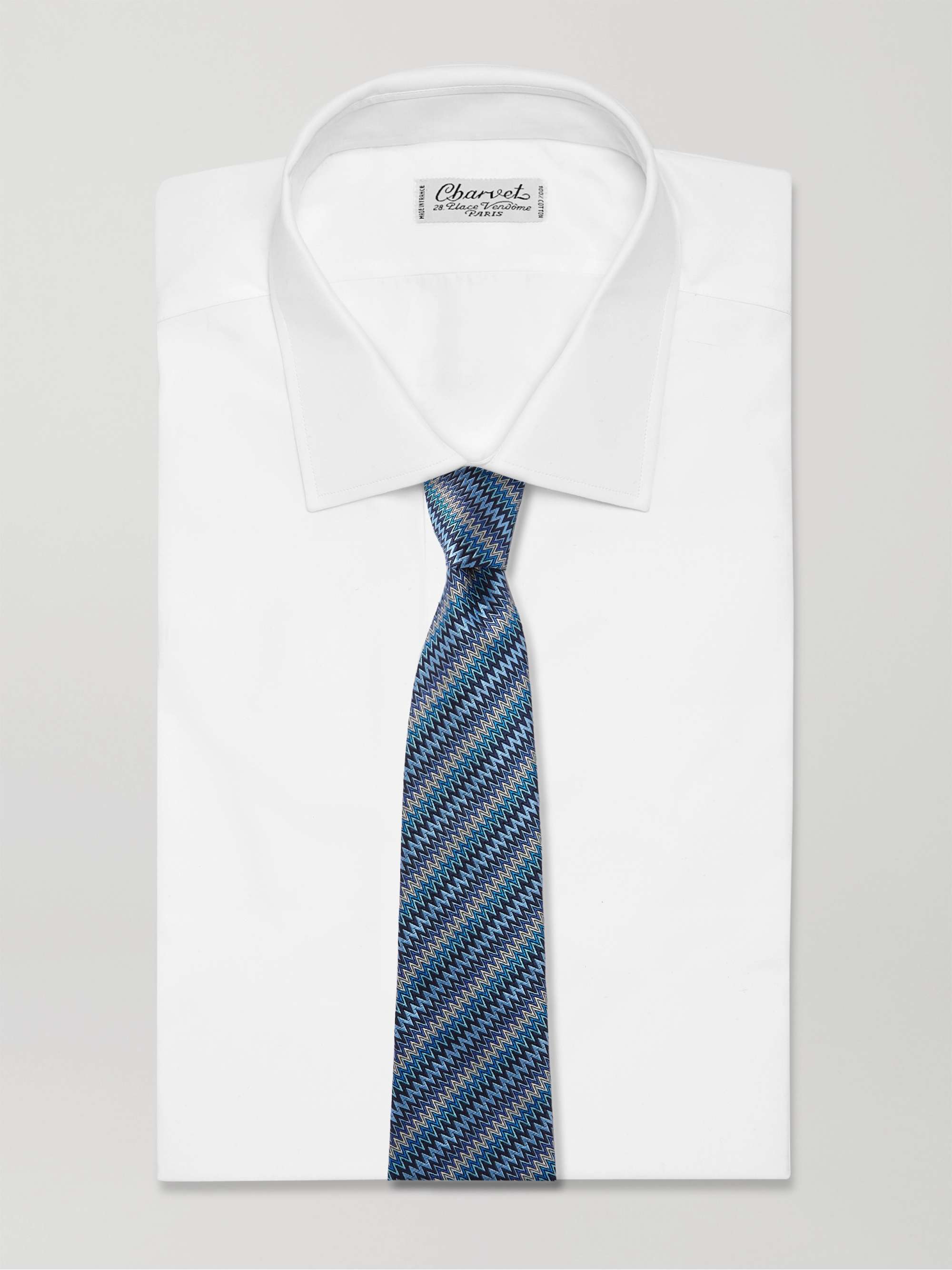 MISSONI 8.5cm Striped Silk Tie