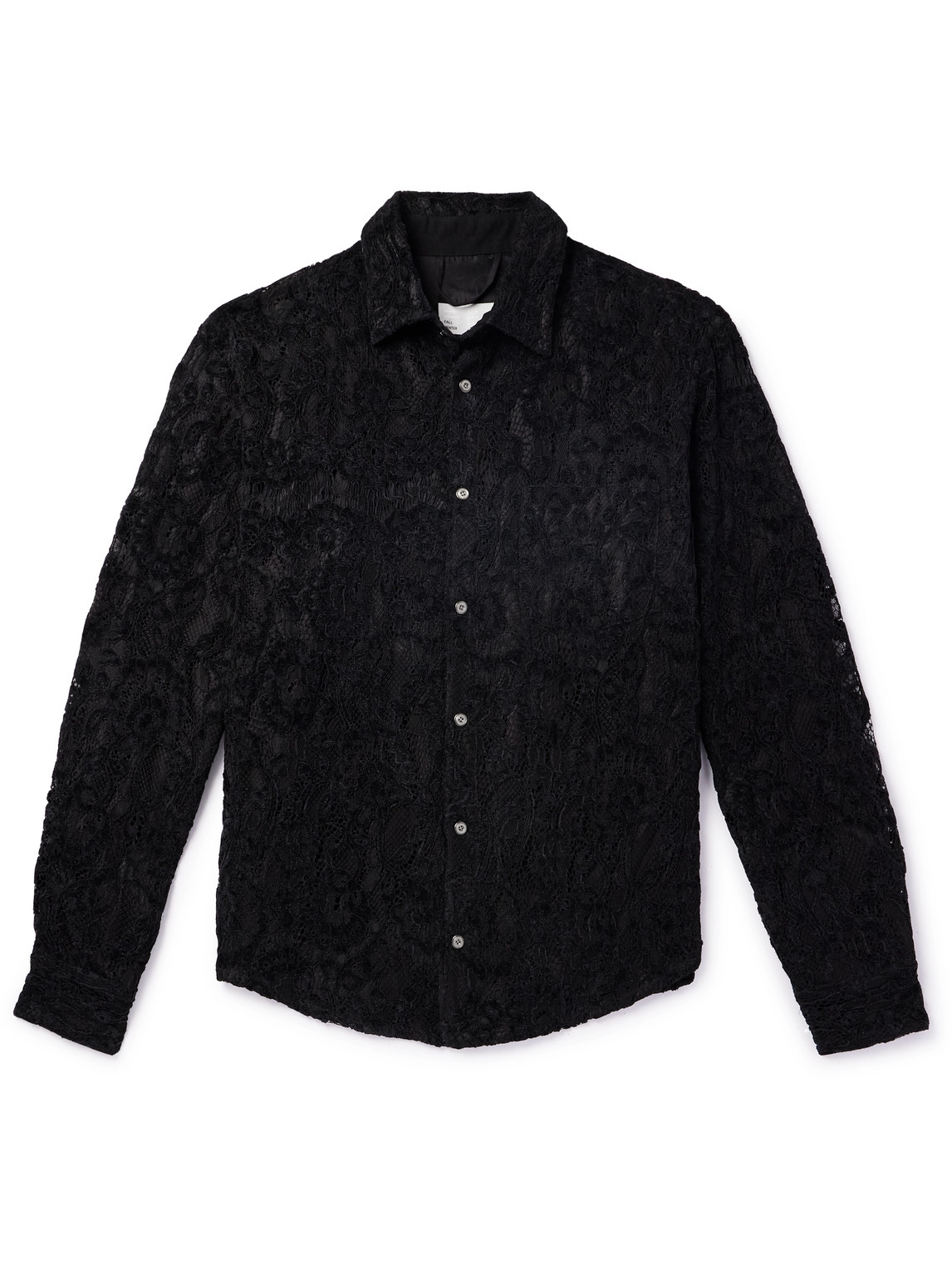 Chenille and Corded Lace Shirt