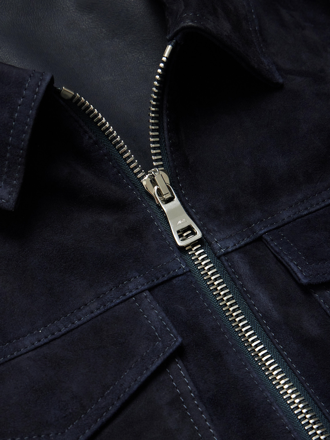 MR P SUEDE TRUCKER JACKET