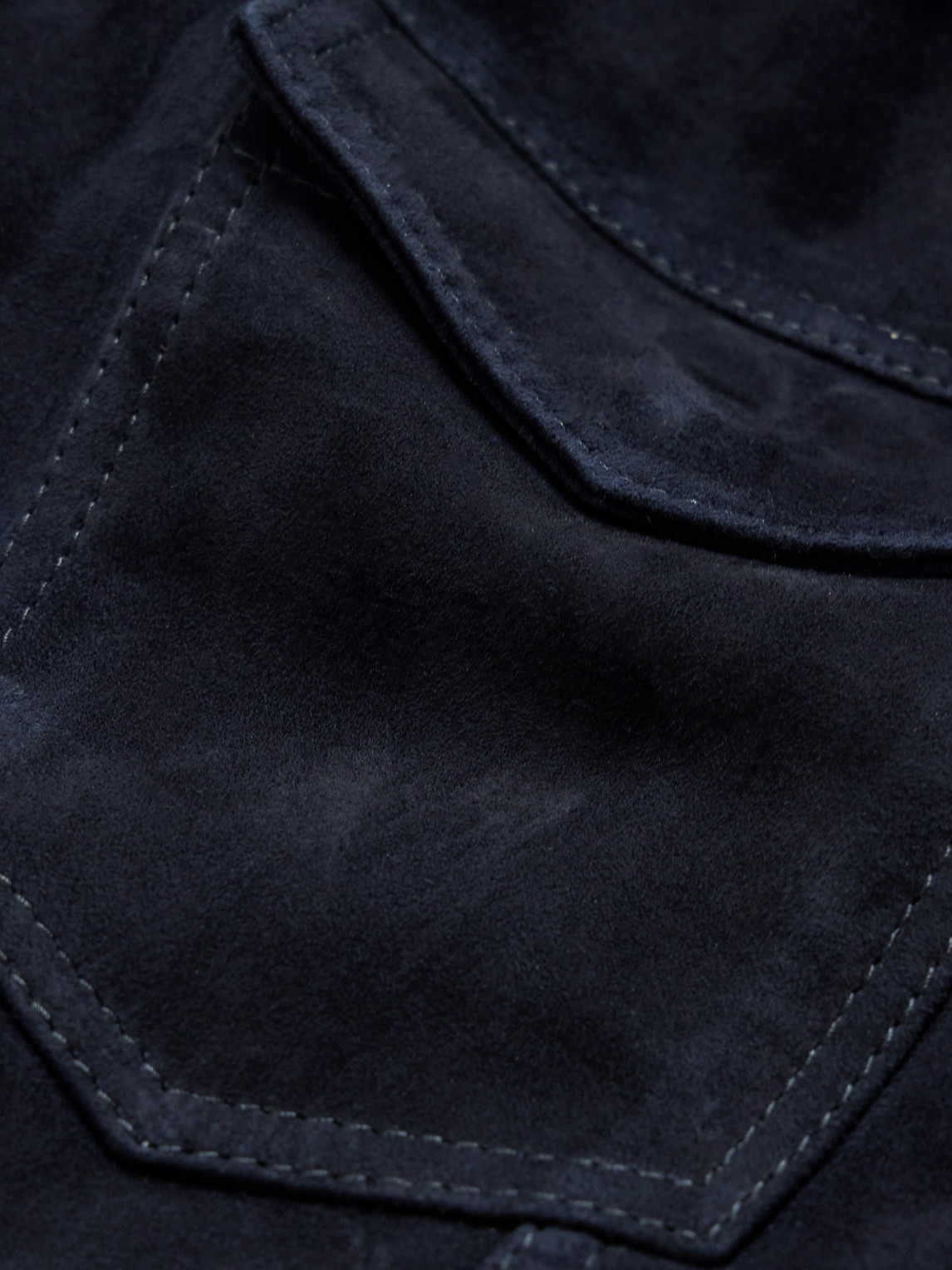 MR P SUEDE TRUCKER JACKET