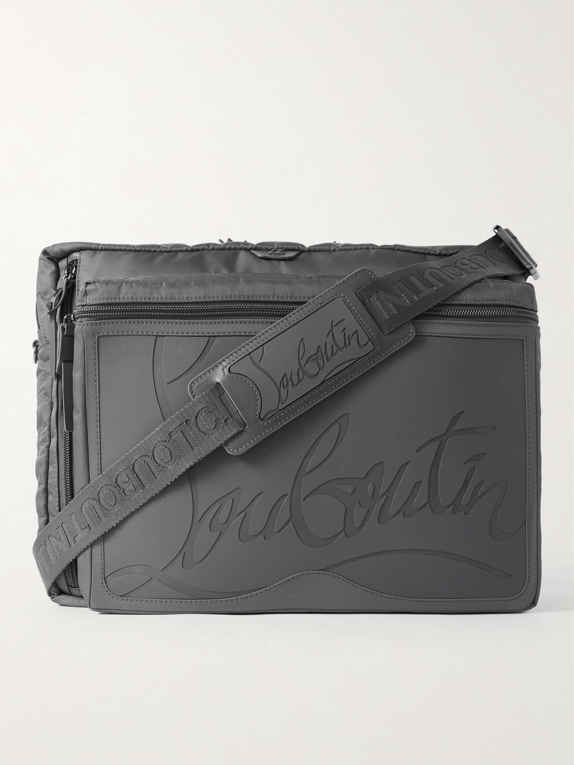 Trunk Messenger Bag - Luxury Monogram Taurillon Leather Black
