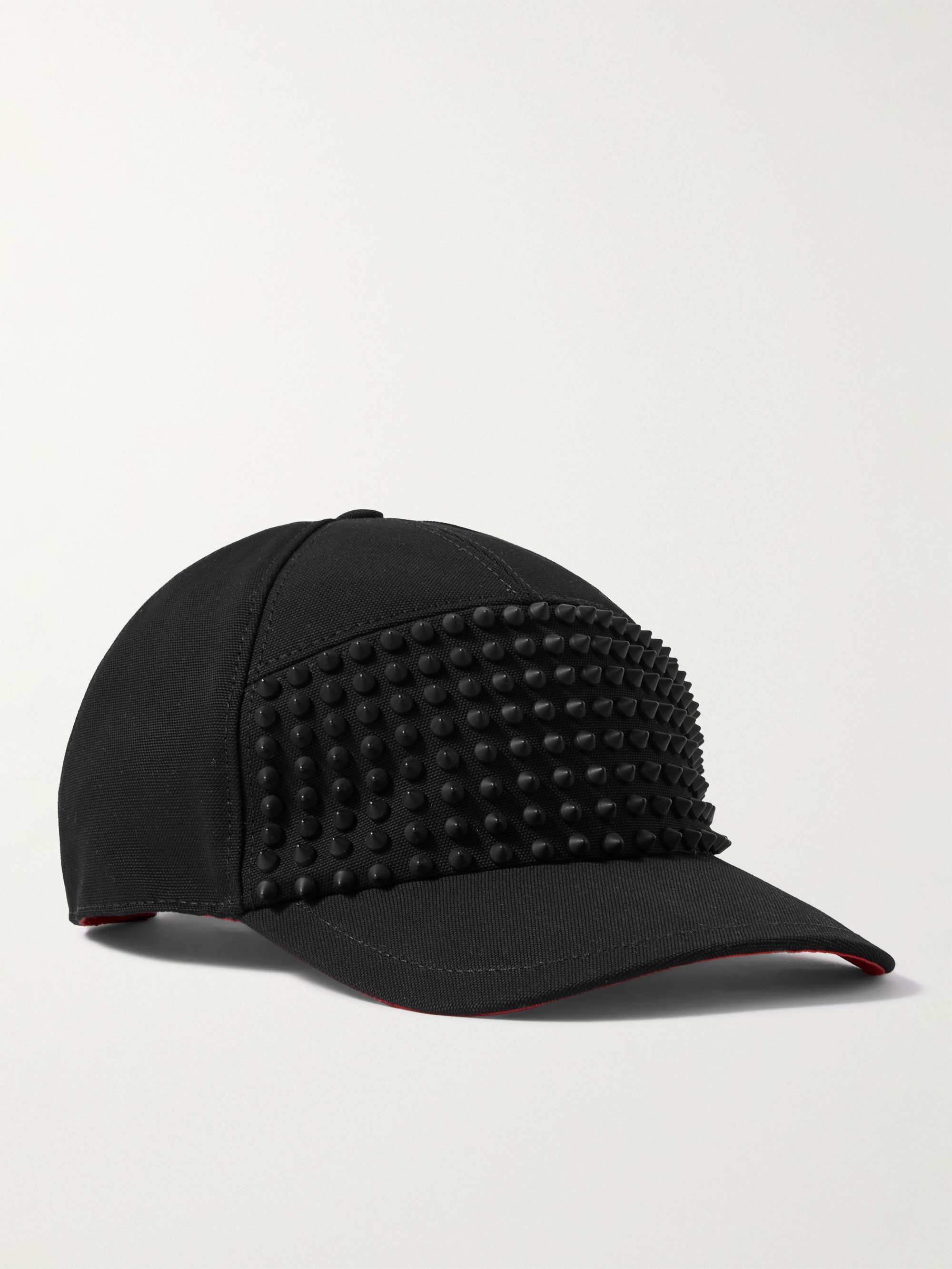 CHRISTIAN LOUBOUTIN Spiked Cotton-Canvas Hat for Men
