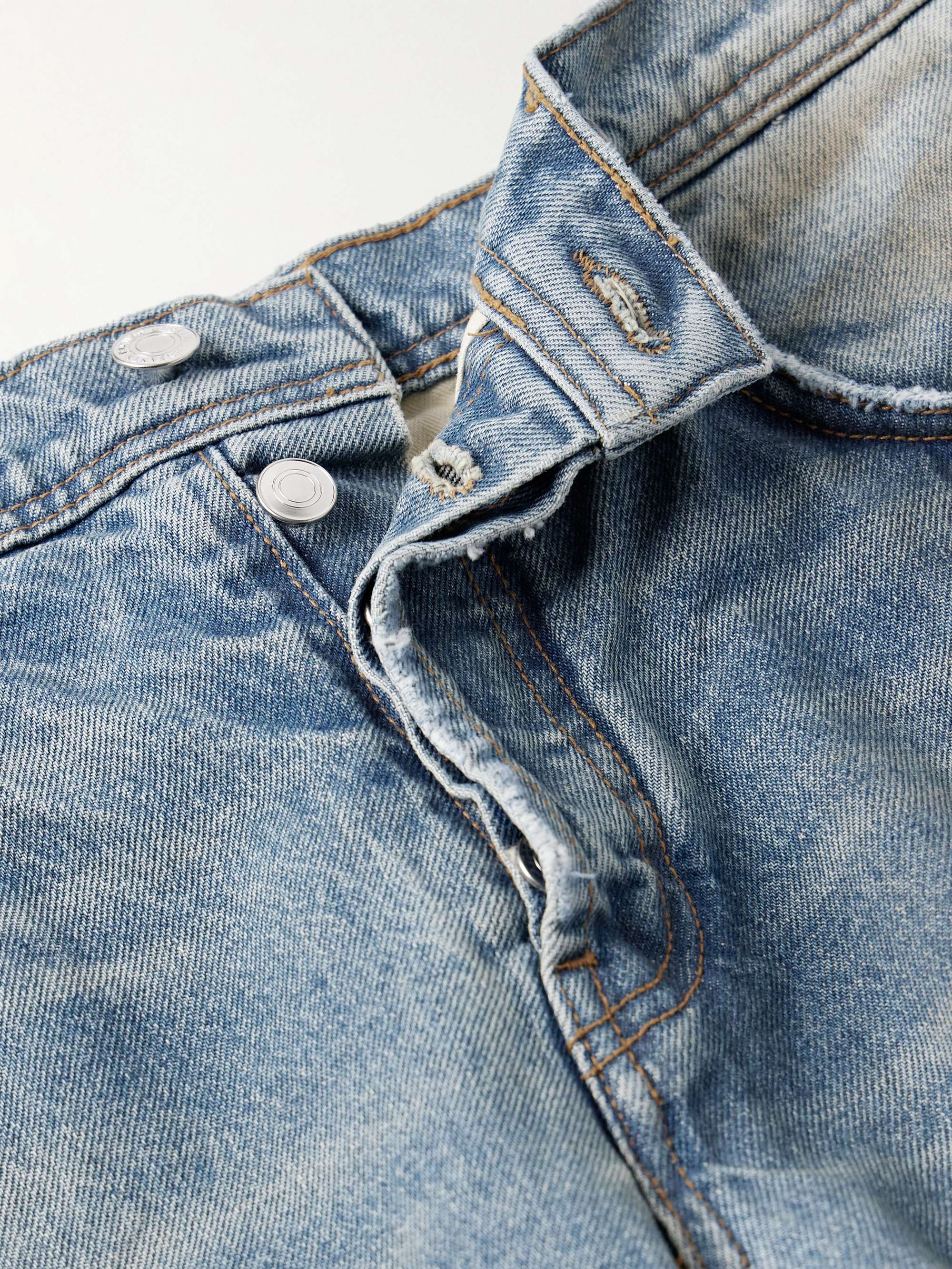 ENFANTS RICHES DÉPRIMÉS Slim-Fit Flared Distressed Jeans for Men | MR ...