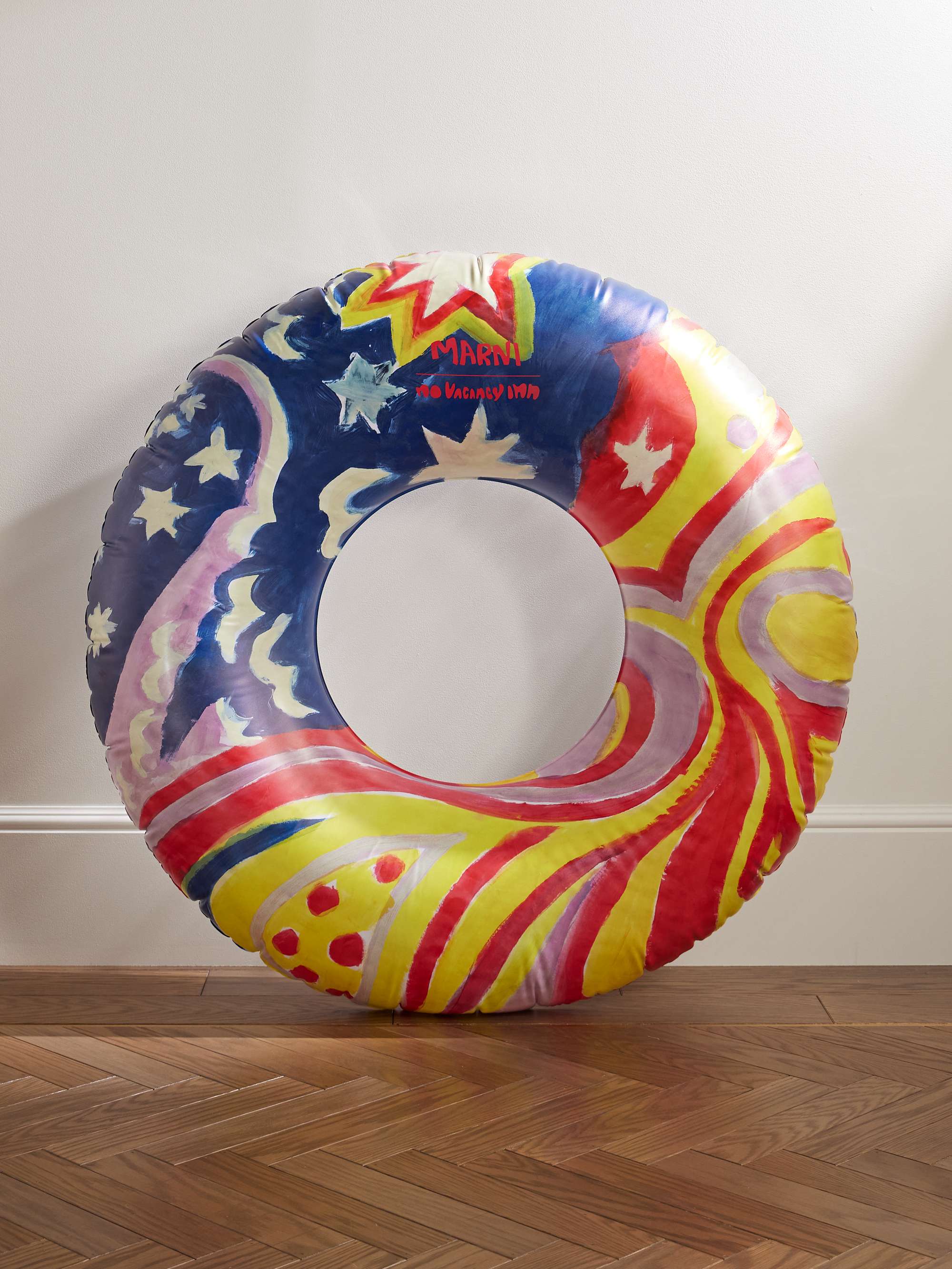 MARNI + No Vacancy Inn Printed PVC Inflatable Pool Float for Men MR