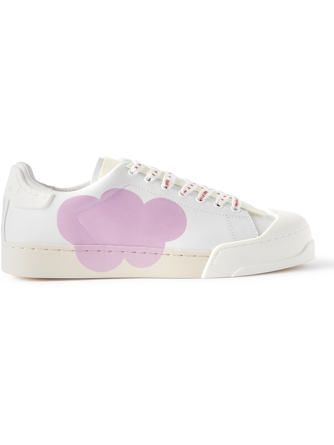 Marni White No Vacancy Inn Edition Dada Bumper Sneakers In Pink