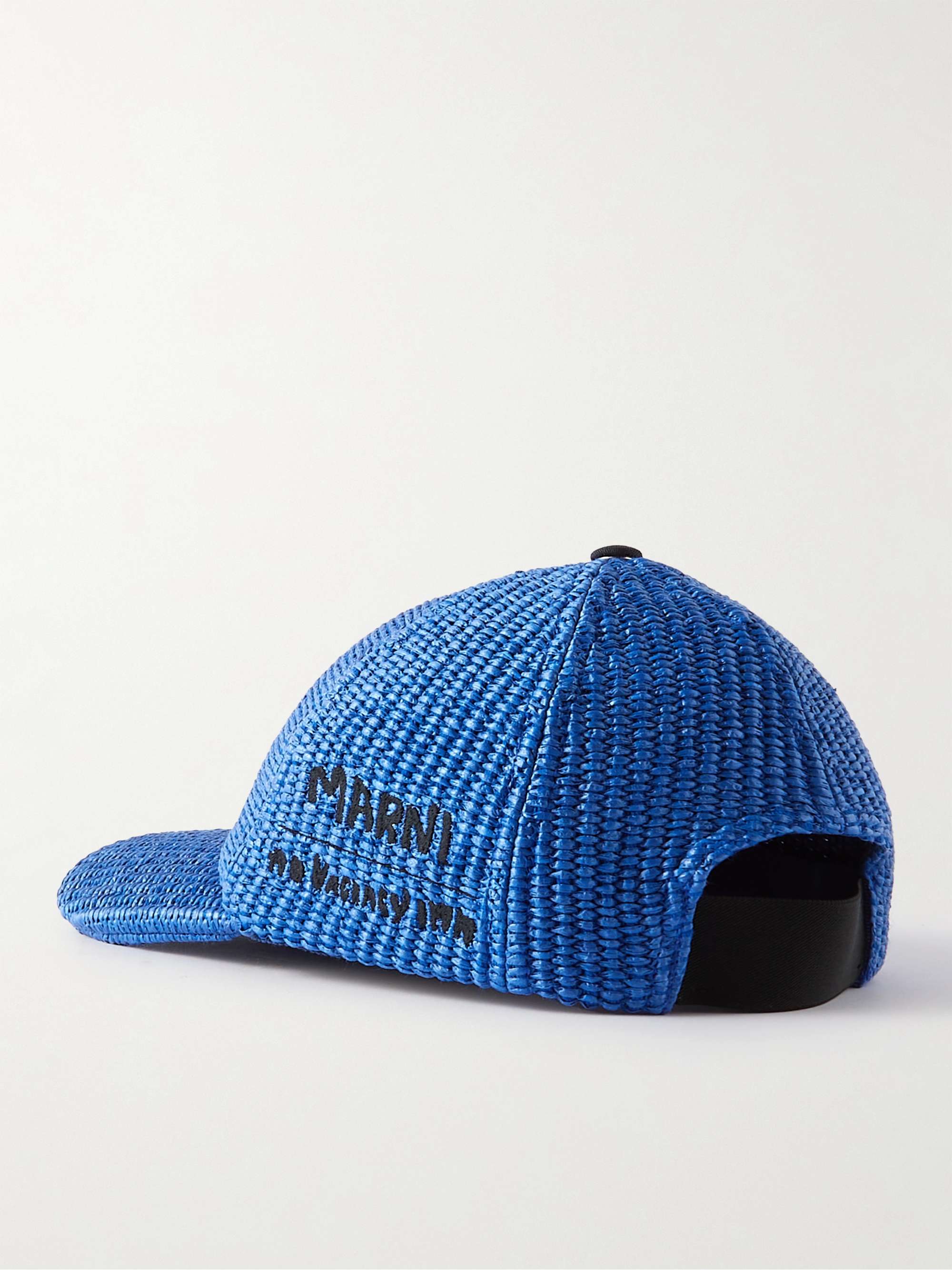 MARNI + No Vacancy Inn Logo-Embroidered Cotton-Blend Corduroy Cap