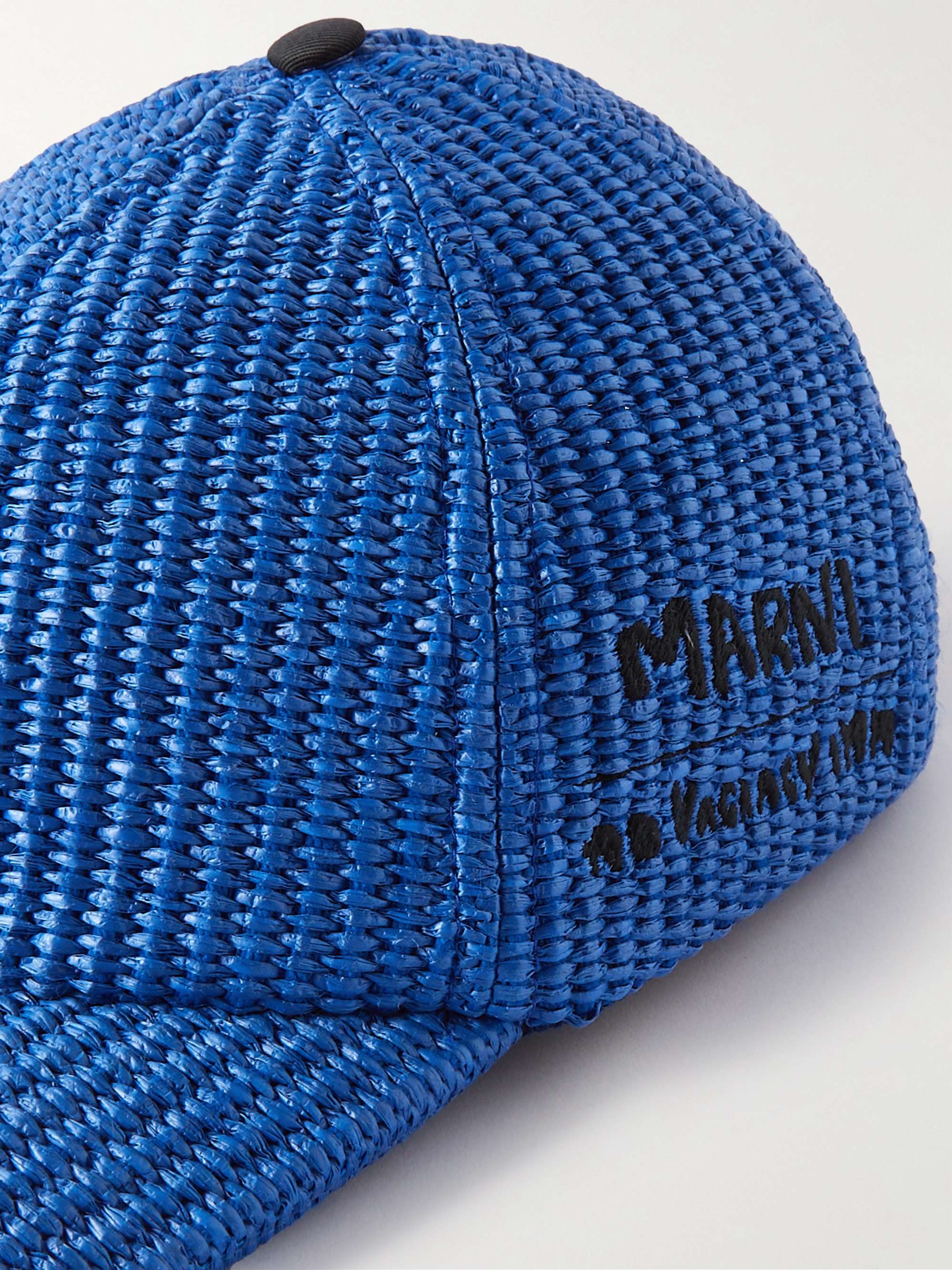 MARNI + No Vacancy Inn Logo-Embroidered Cotton-Blend Corduroy Cap