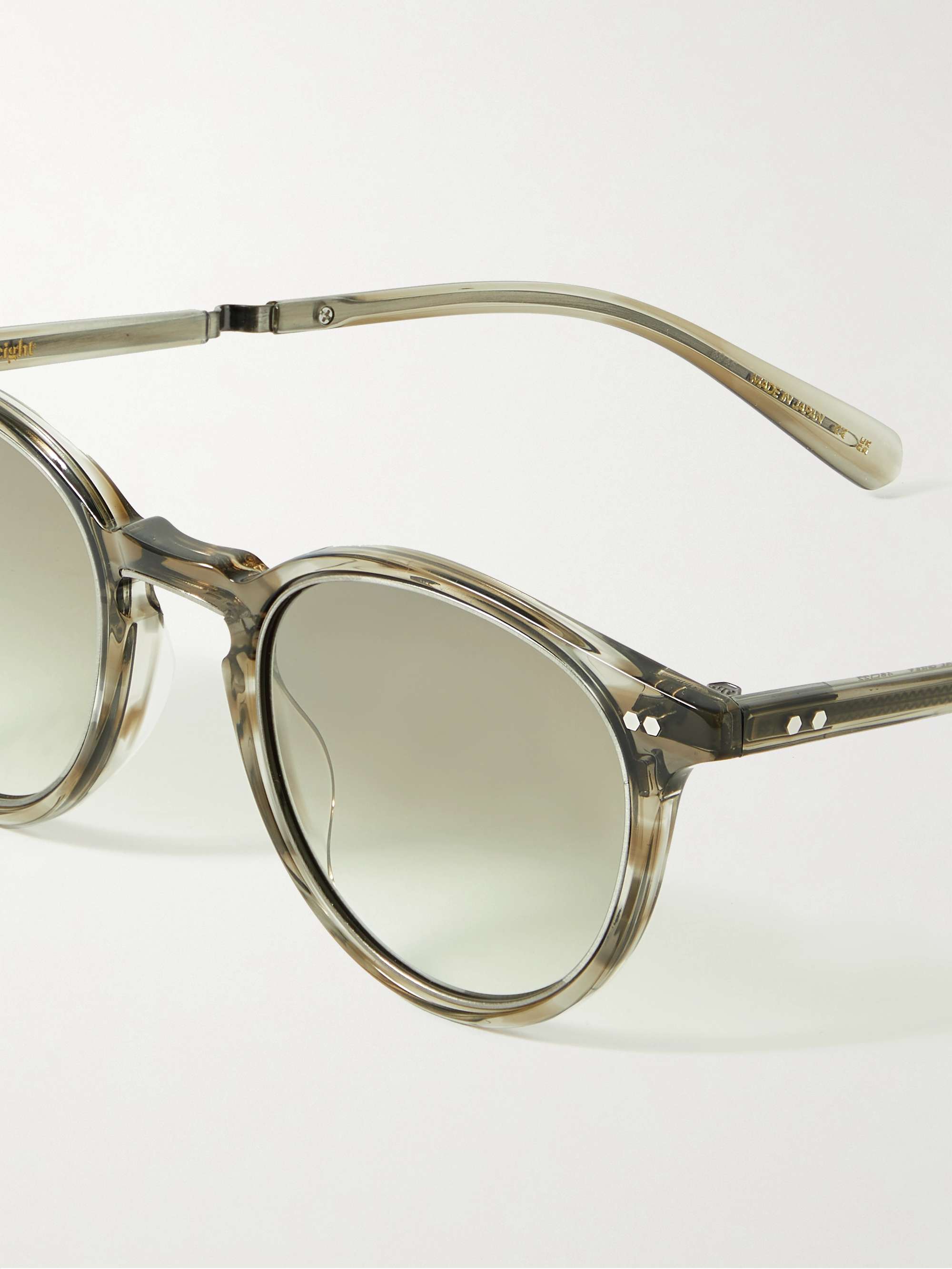 MR LEIGHT Marmont II S Round-Frame Acetate Sunglasses