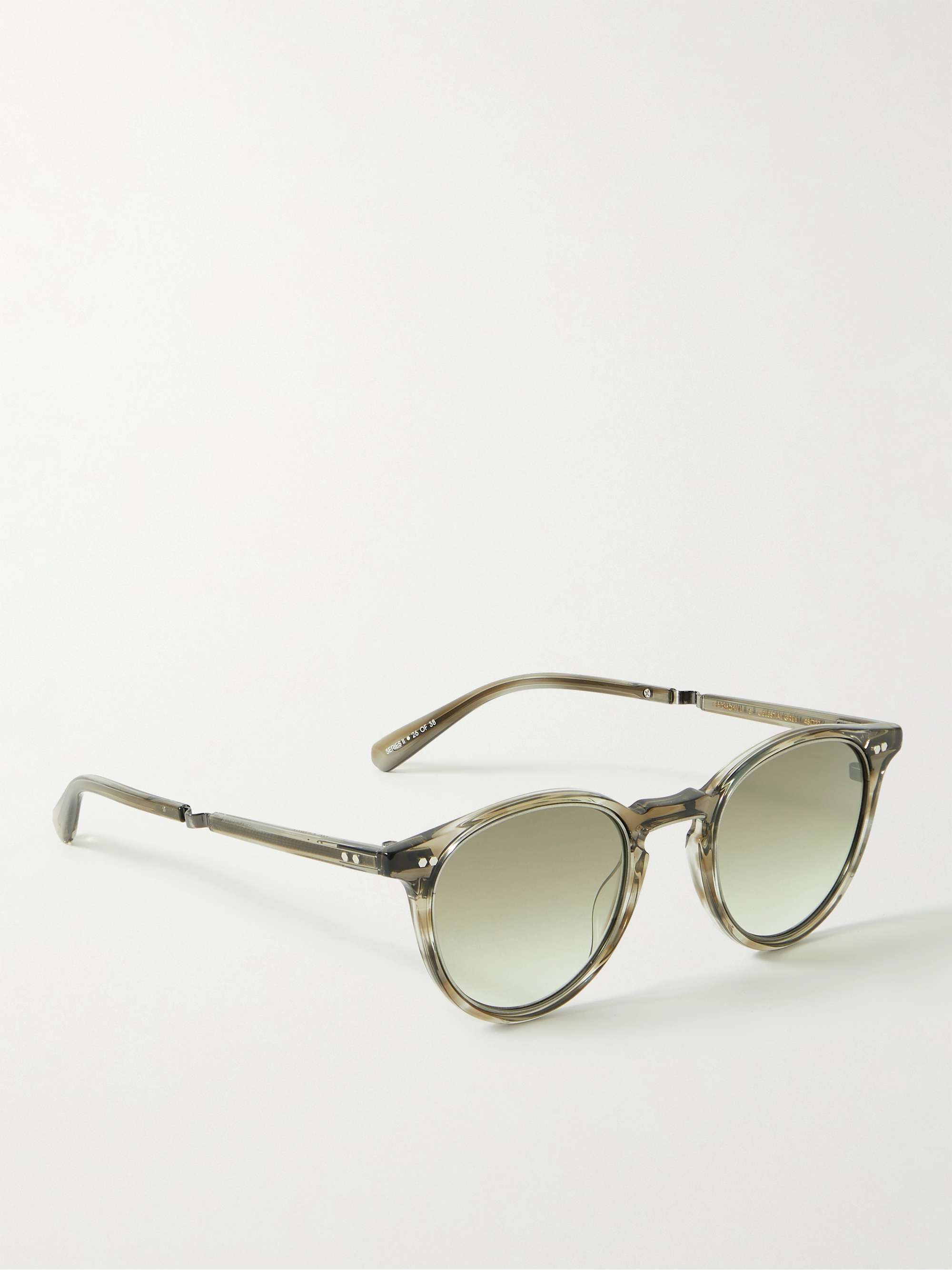 MR LEIGHT Marmont II S Round-Frame Acetate Sunglasses