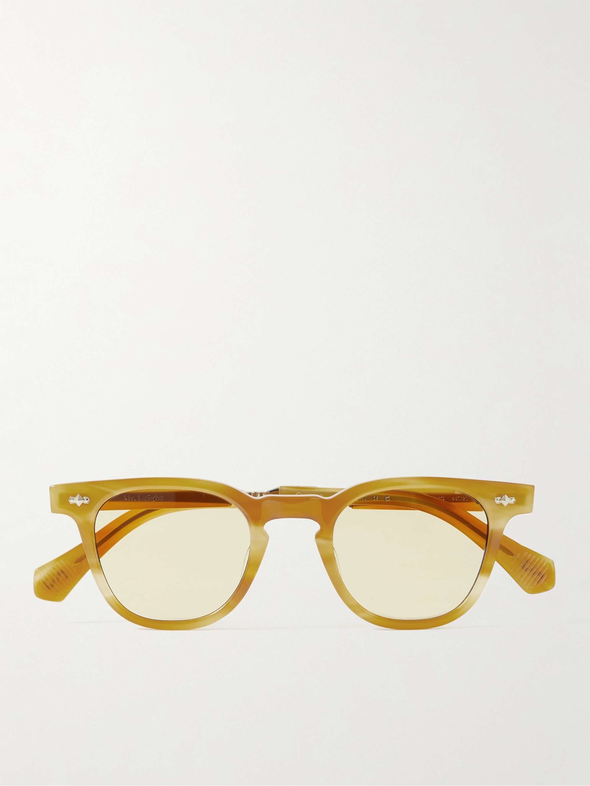 Round frame tortoiseshell store glasses