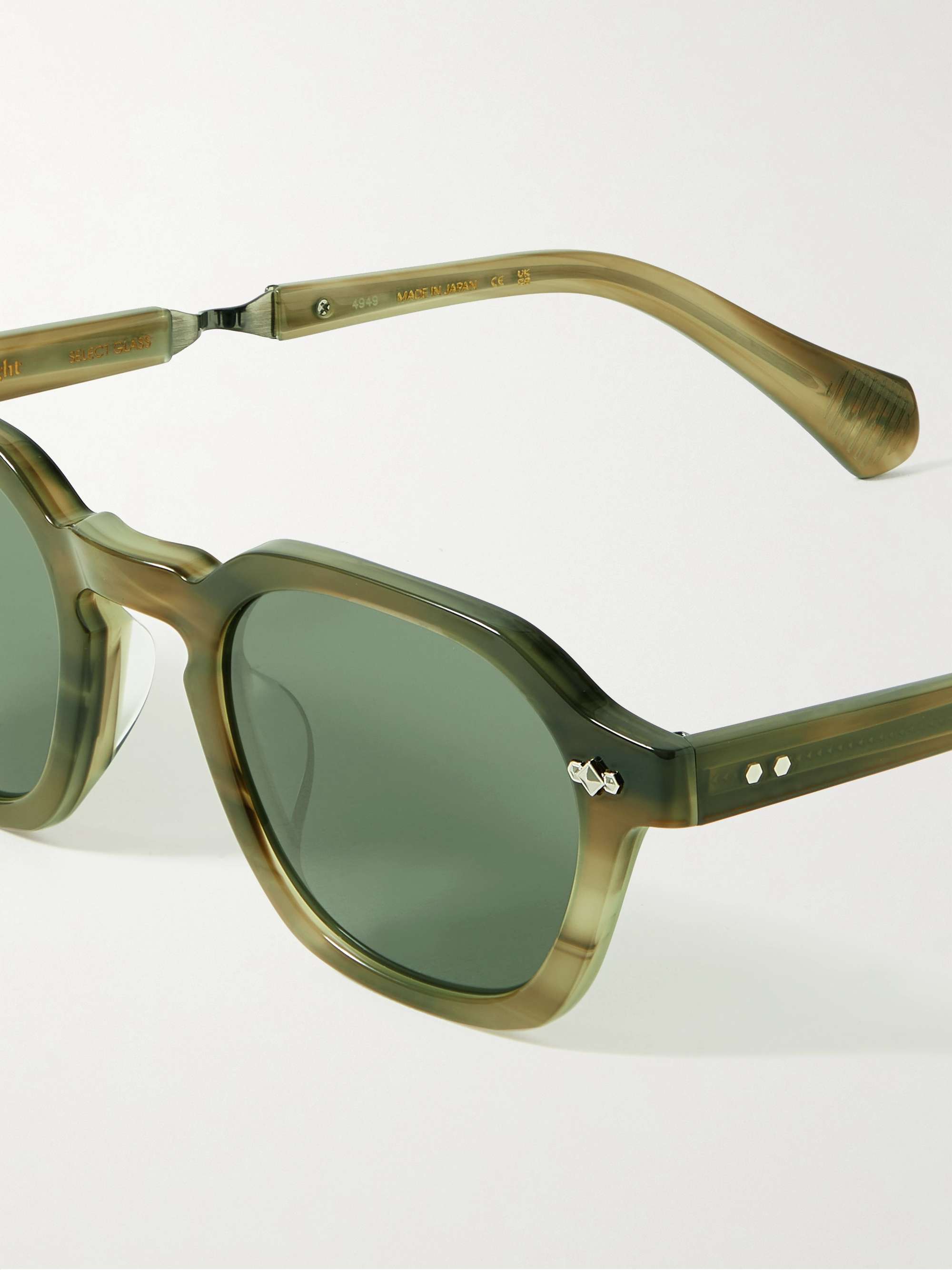 MR LEIGHT Rell S D-Frame Tortoiseshell Acetate and Gunmetal-Tone Sunglasses