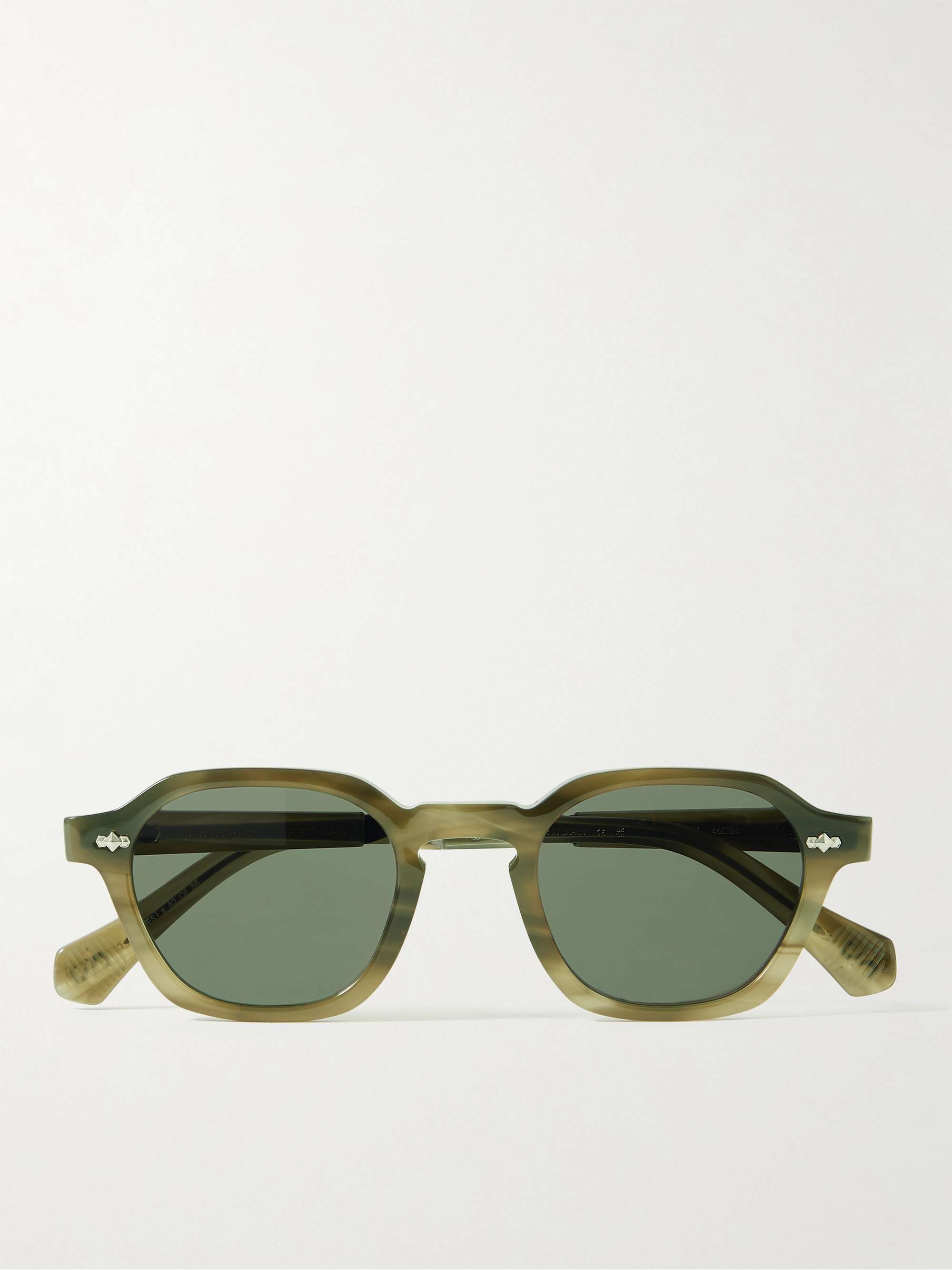 MR LEIGHT Rell S D-Frame Tortoiseshell Acetate and Gunmetal-Tone Sunglasses