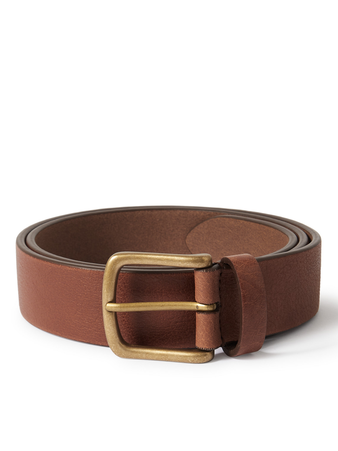 Anderson's 3.5cm Leather Belt In Brown