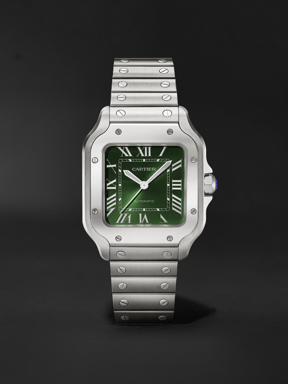 Cartier Santos de Automatic Interchangeable Stainless Steel Watch, Ref. WSSA0061 - Men | Thumbnail 7 Cartier Santos de Automatic Interchangeable Stainless Steel Watch, Ref. WSSA0061 - Men | Thumbnail 7