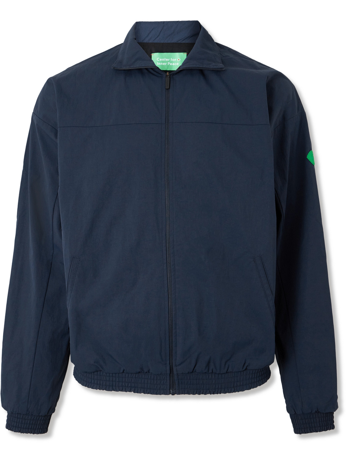 District Vision Nylon Track Jacket In Blue