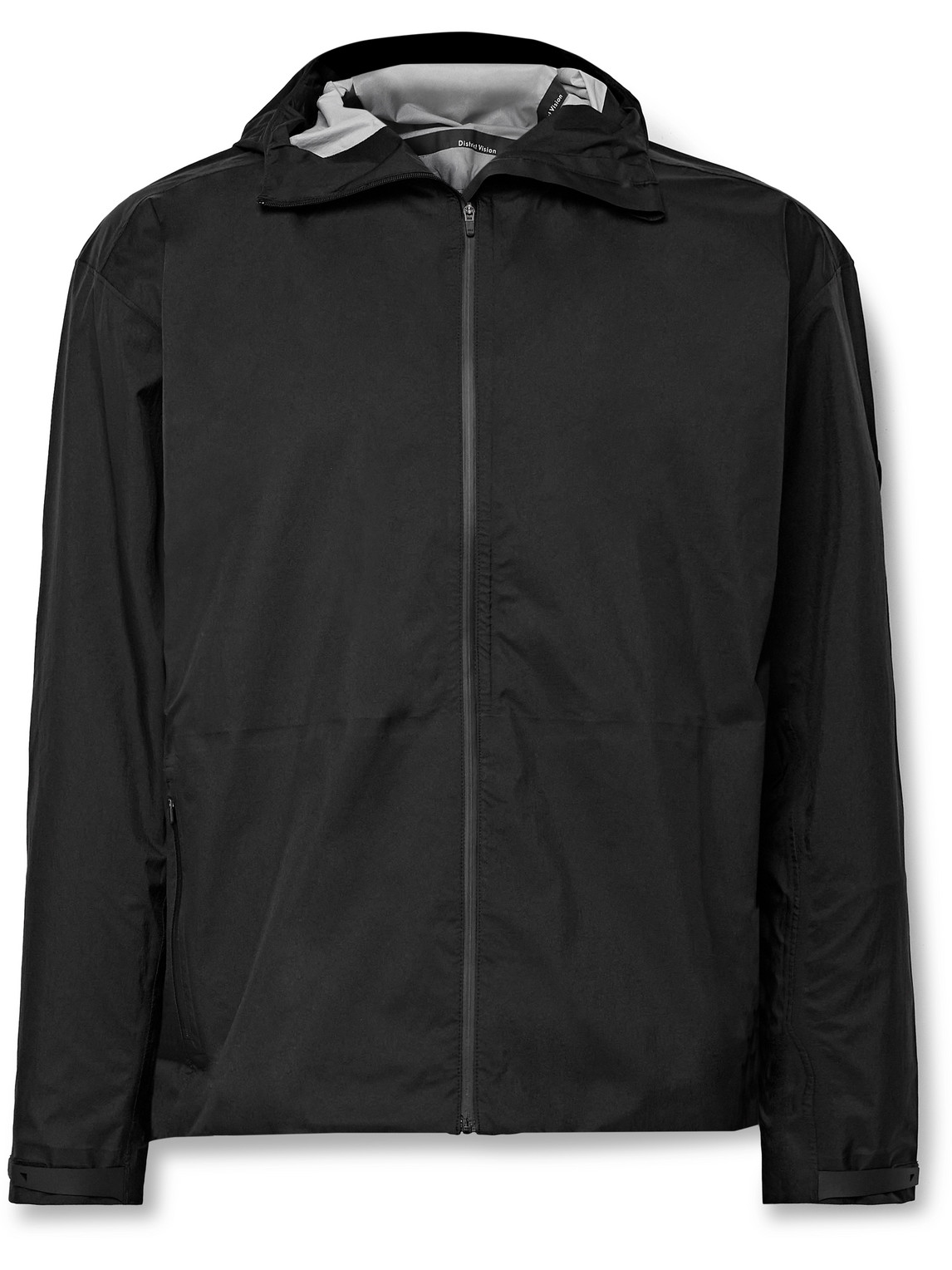 District Vision Shell Hooded Jacket In Black