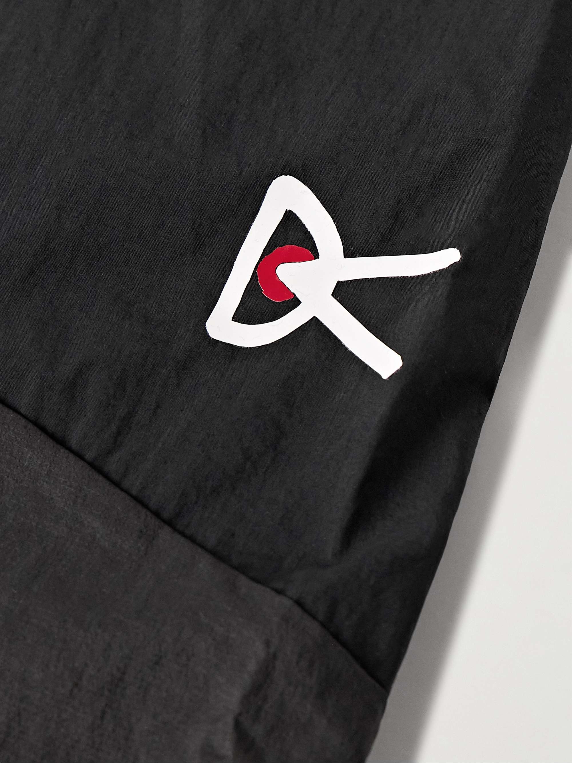 DISTRICT VISION Zanzie Tapered Logo-Print Stretch-Shell Track Pants