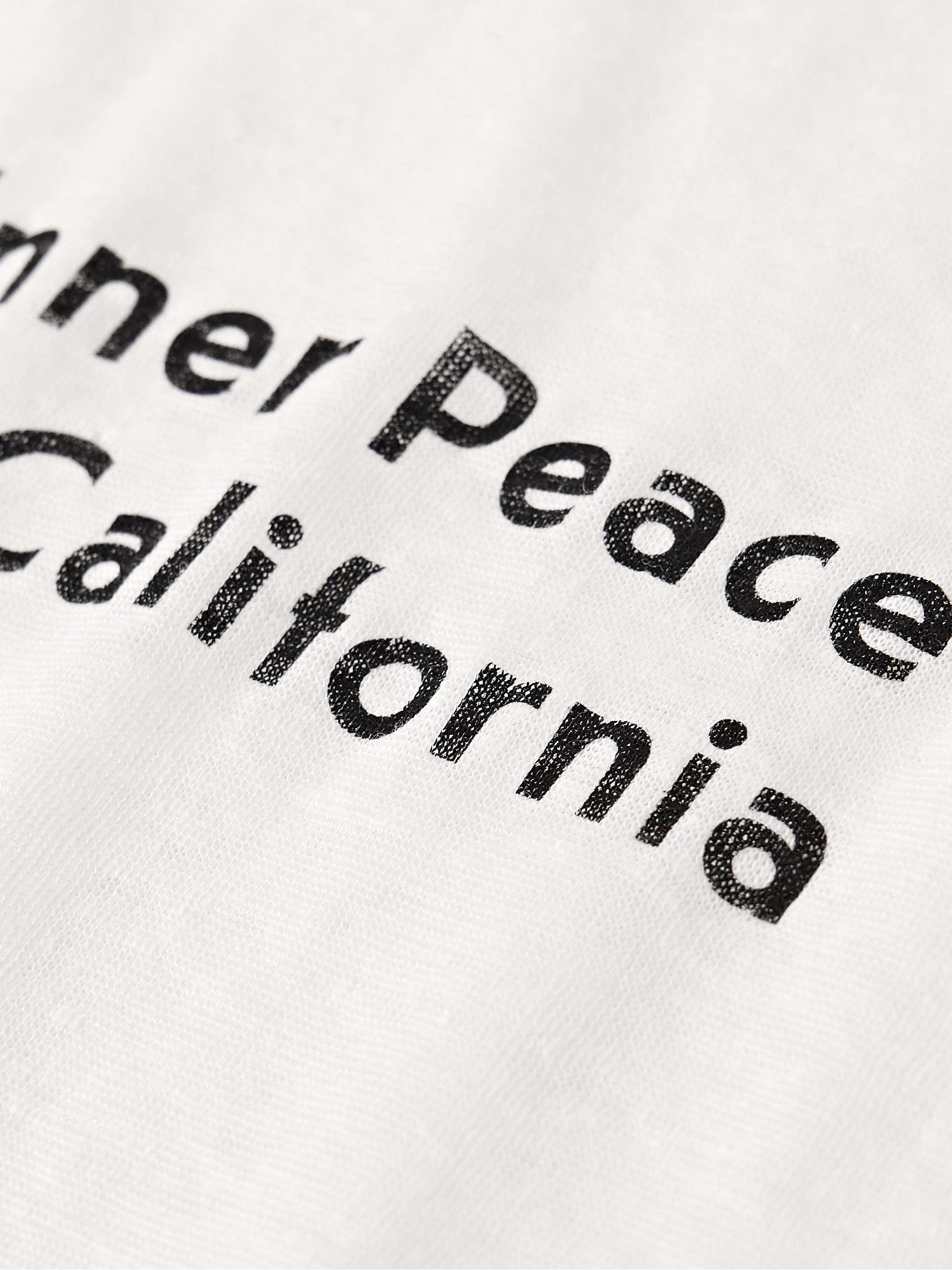 DISTRICT VISION Logo-Print Hemp Running T-Shirt